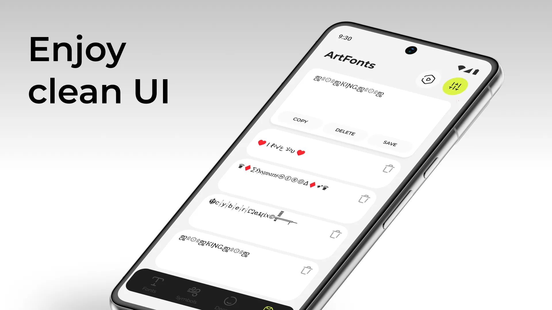 ArtFonts: Stylish Text | Indus Appstore | Screenshot