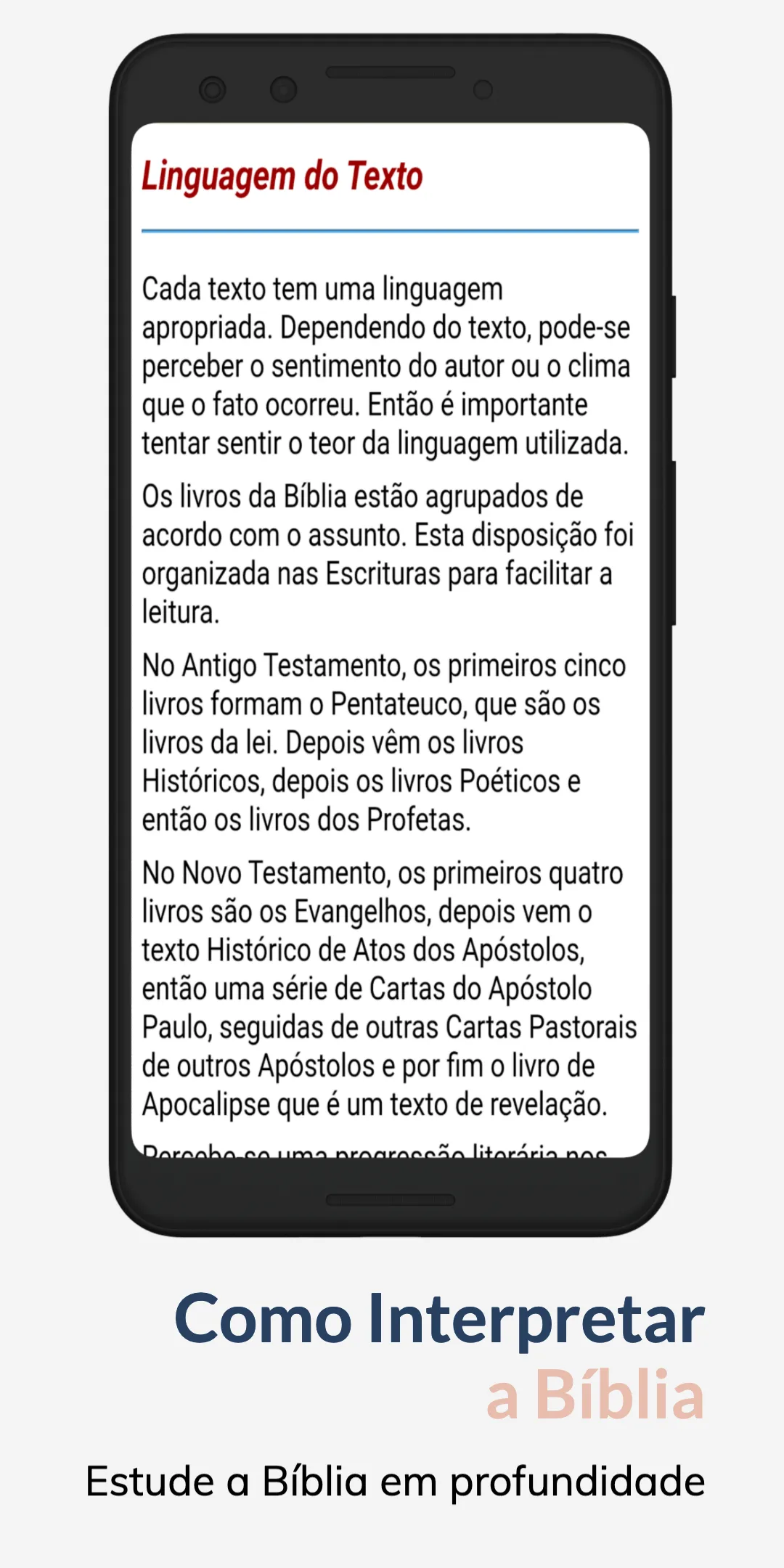 Como interpretar a Bíblia | Indus Appstore | Screenshot