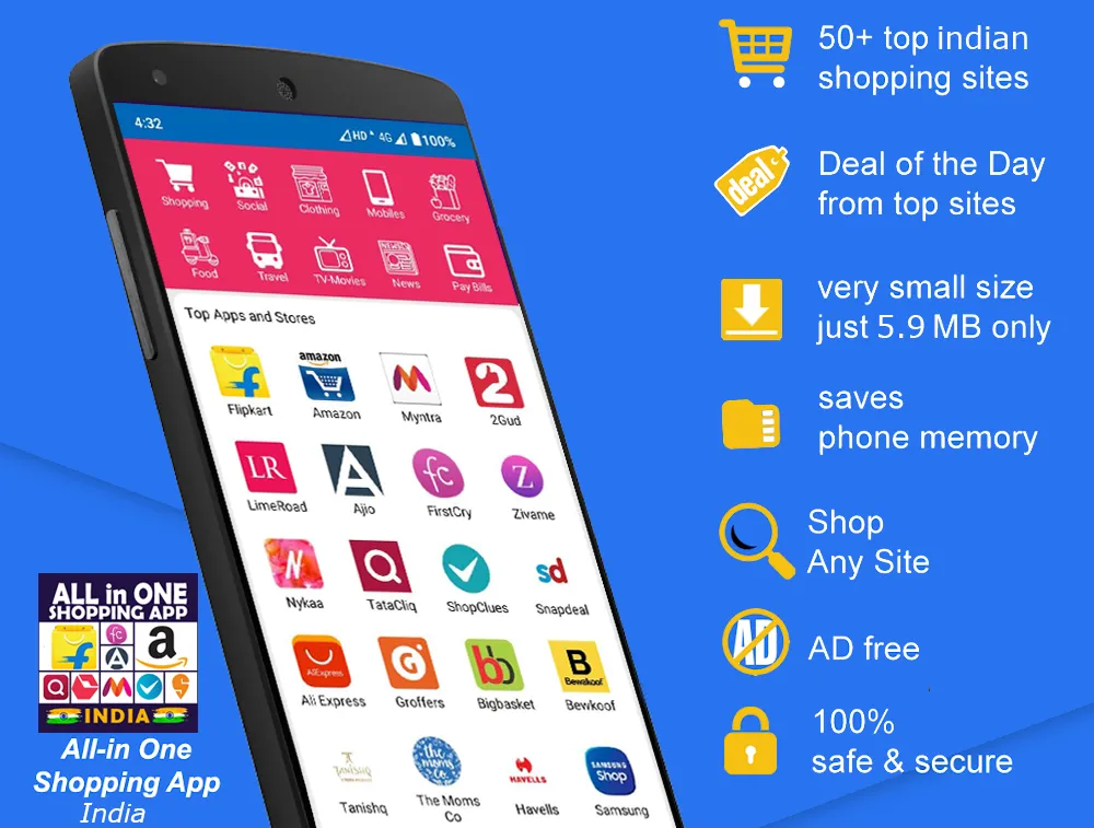 All in One Shopping App India | Indus Appstore | Screenshot