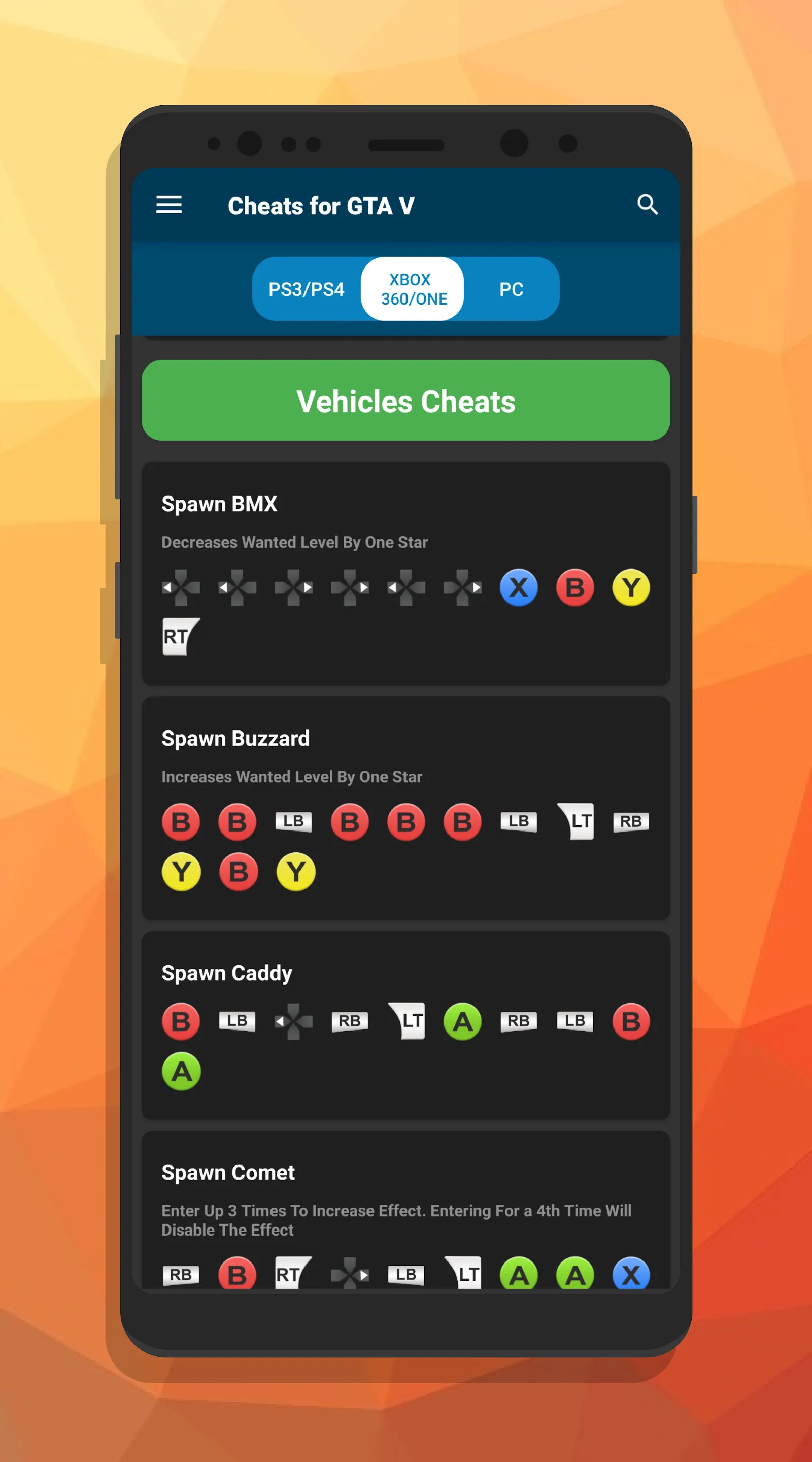 Cheats for all GTA | Indus Appstore | Screenshot