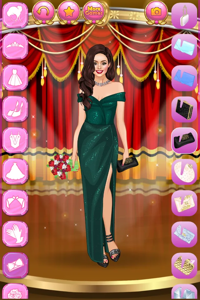 Red Carpet Dress Up Girls Game | Indus Appstore | Screenshot