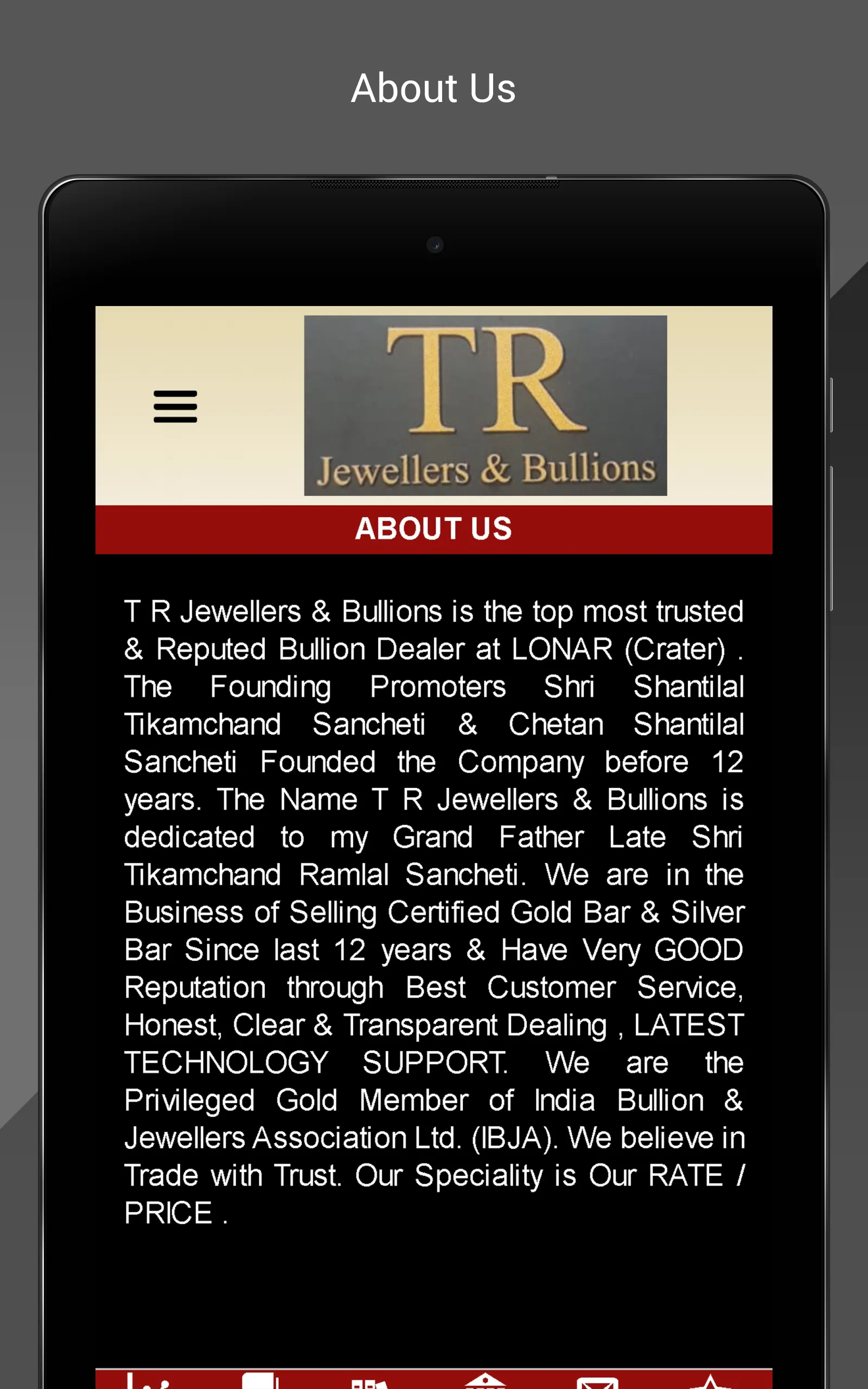 T R S Jewellers And Bullions | Indus Appstore | Screenshot