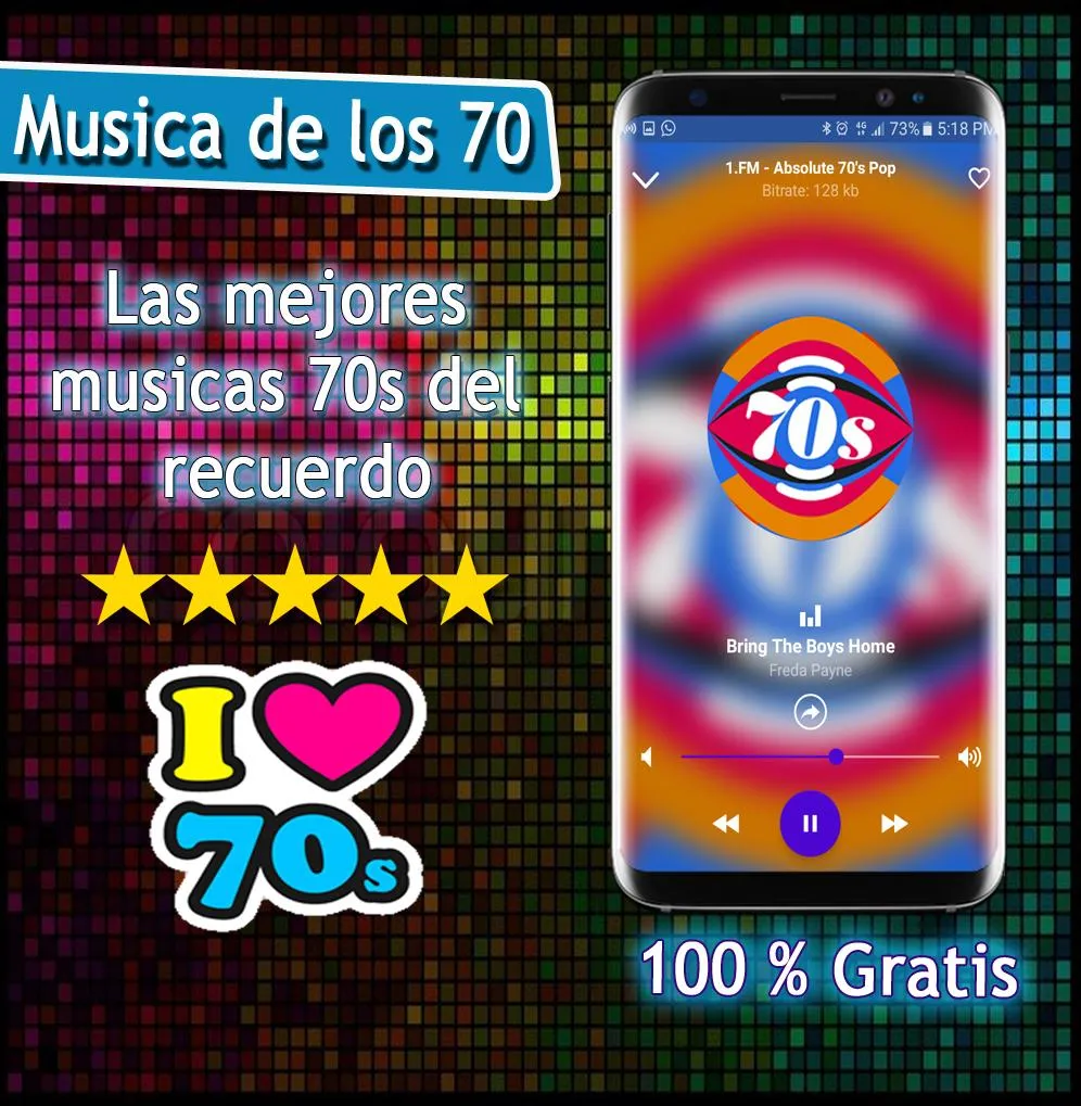 70s Music | Indus Appstore | Screenshot