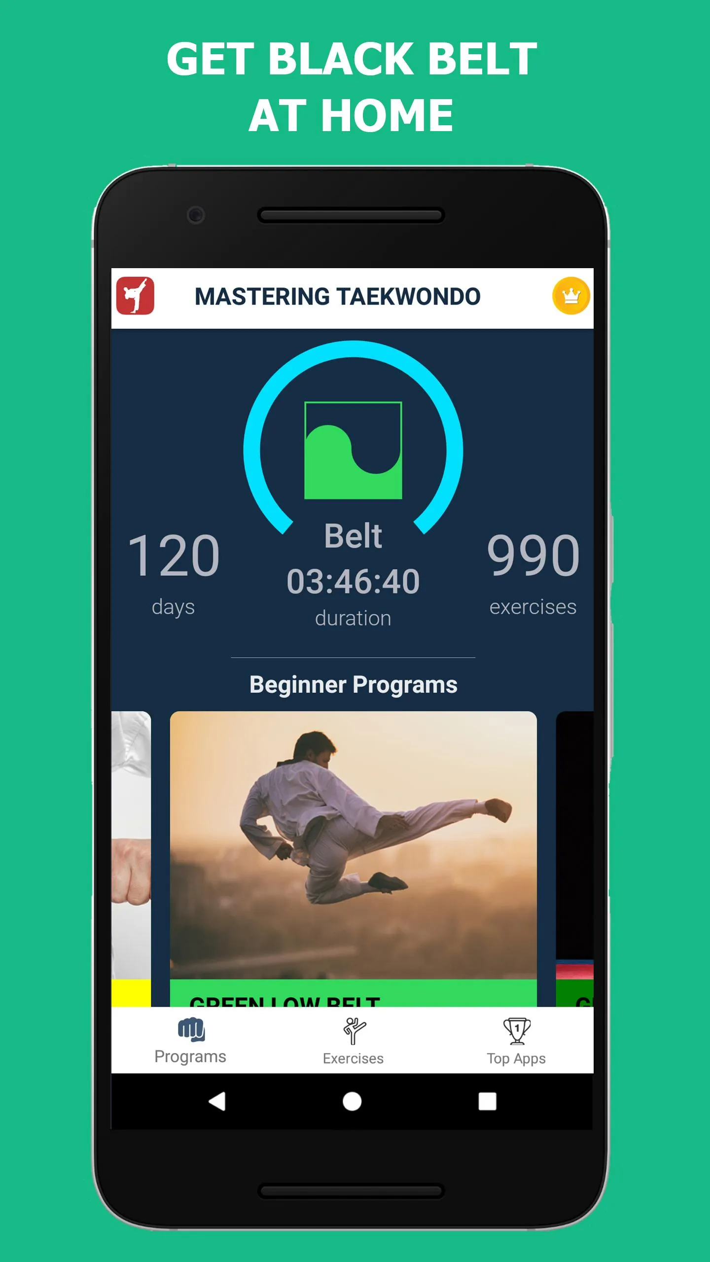 Mastering Taekwondo at Home | Indus Appstore | Screenshot