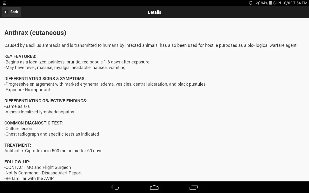 Common Differential Diagnosis | Indus Appstore | Screenshot