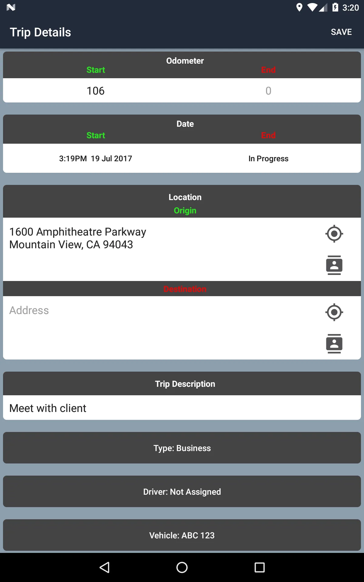 Travel Logs - Vehicle Logbook | Indus Appstore | Screenshot