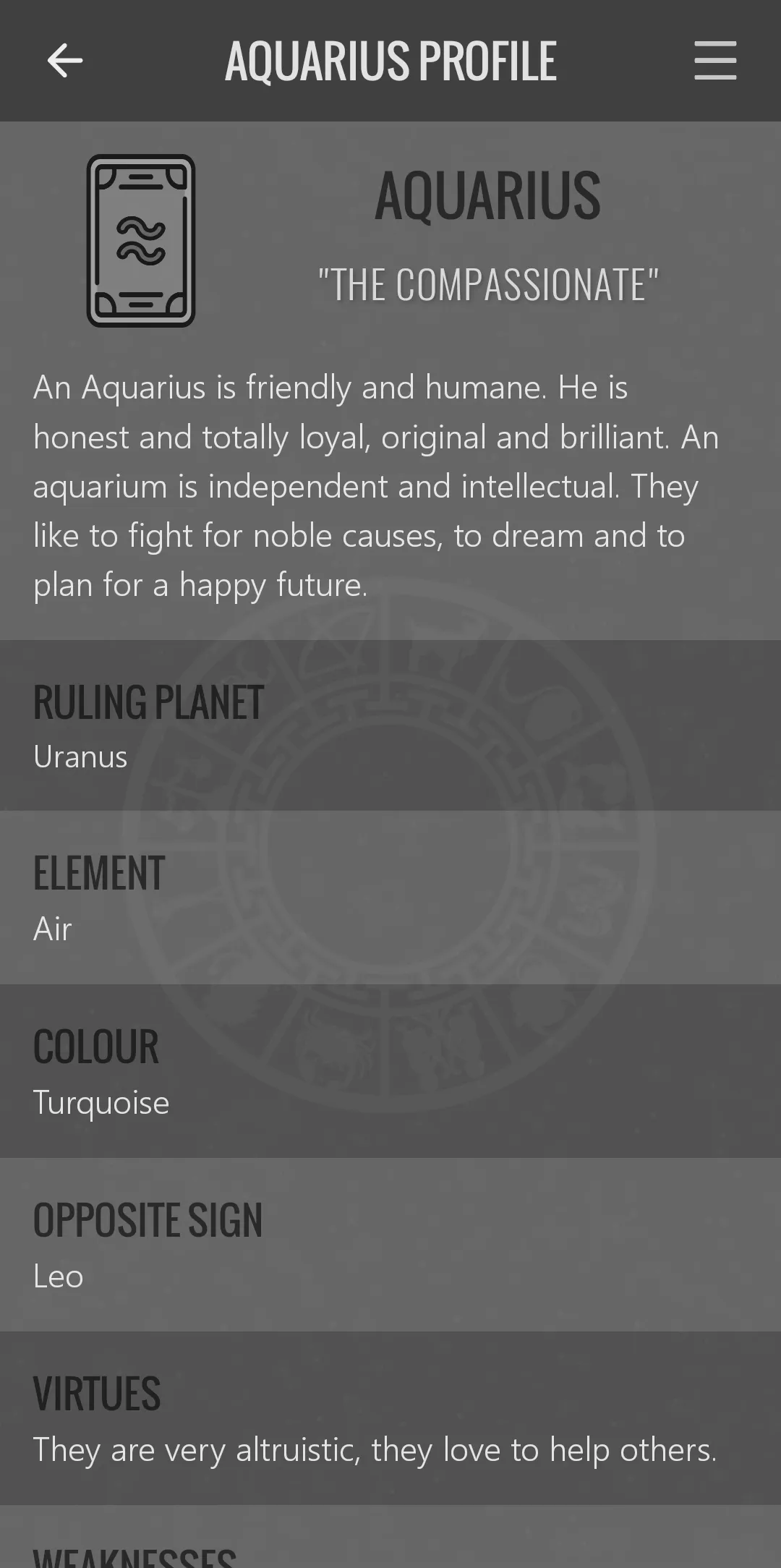 Daily Horoscope | Indus Appstore | Screenshot