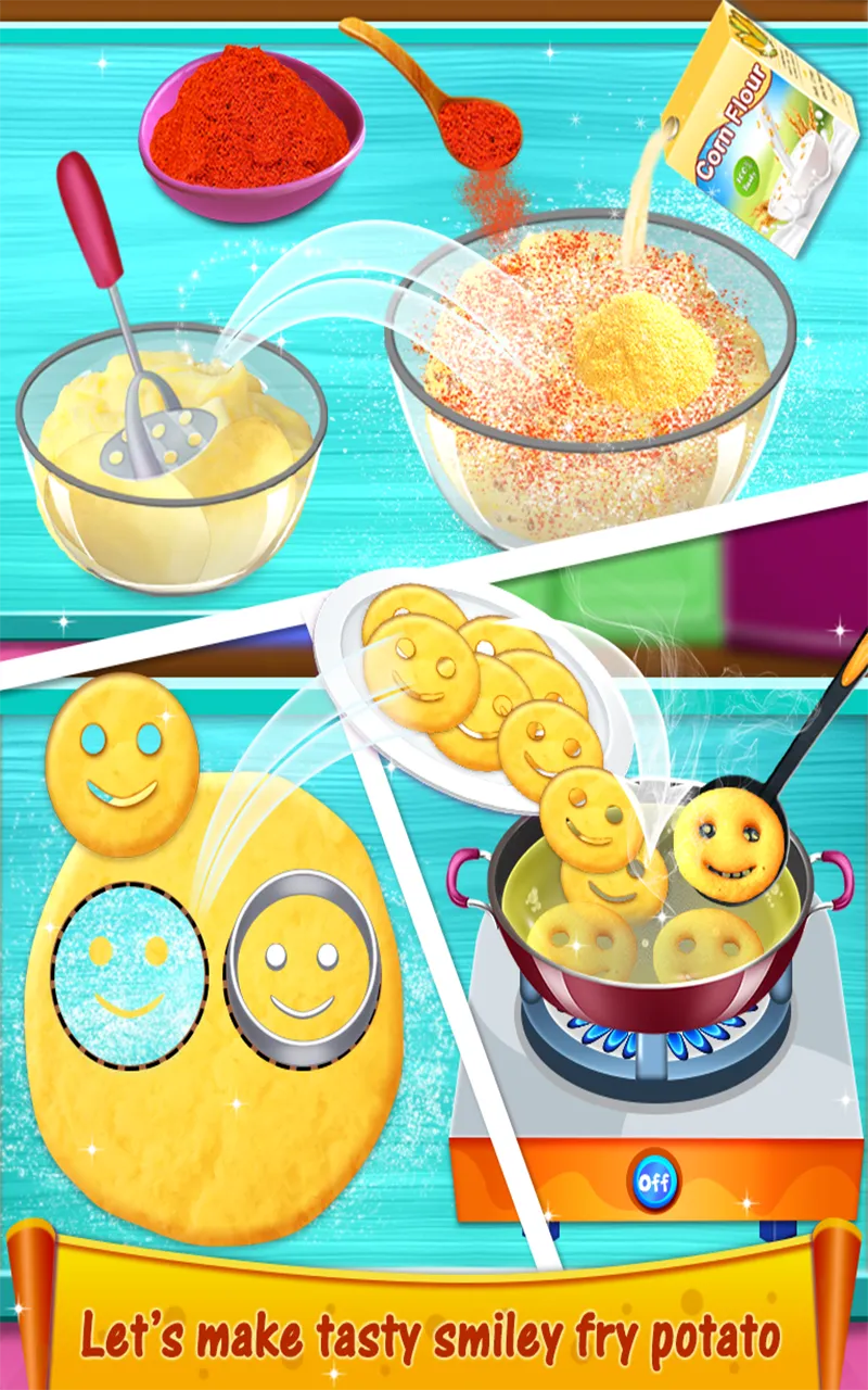 Crispy Fry Potato Cooking Game | Indus Appstore | Screenshot