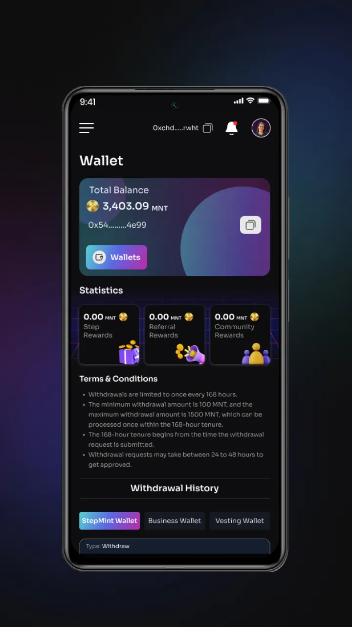 StepMint: Track Steps&Rewards | Indus Appstore | Screenshot