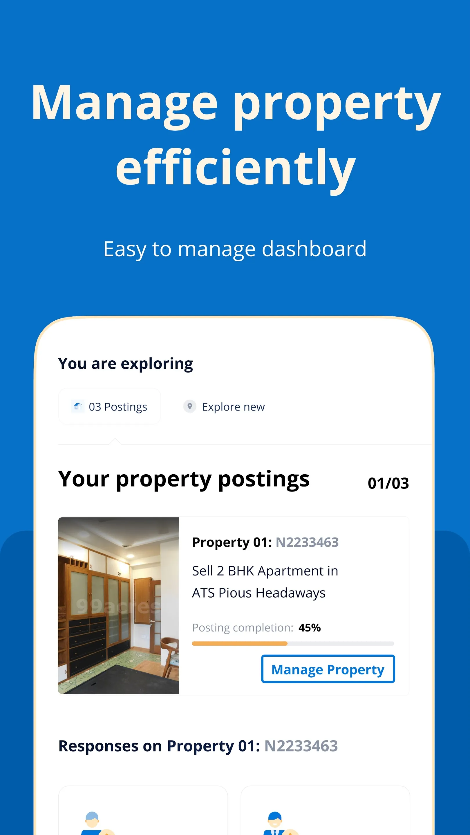 99acres Buy/Rent/Sell Property | Indus Appstore | Screenshot