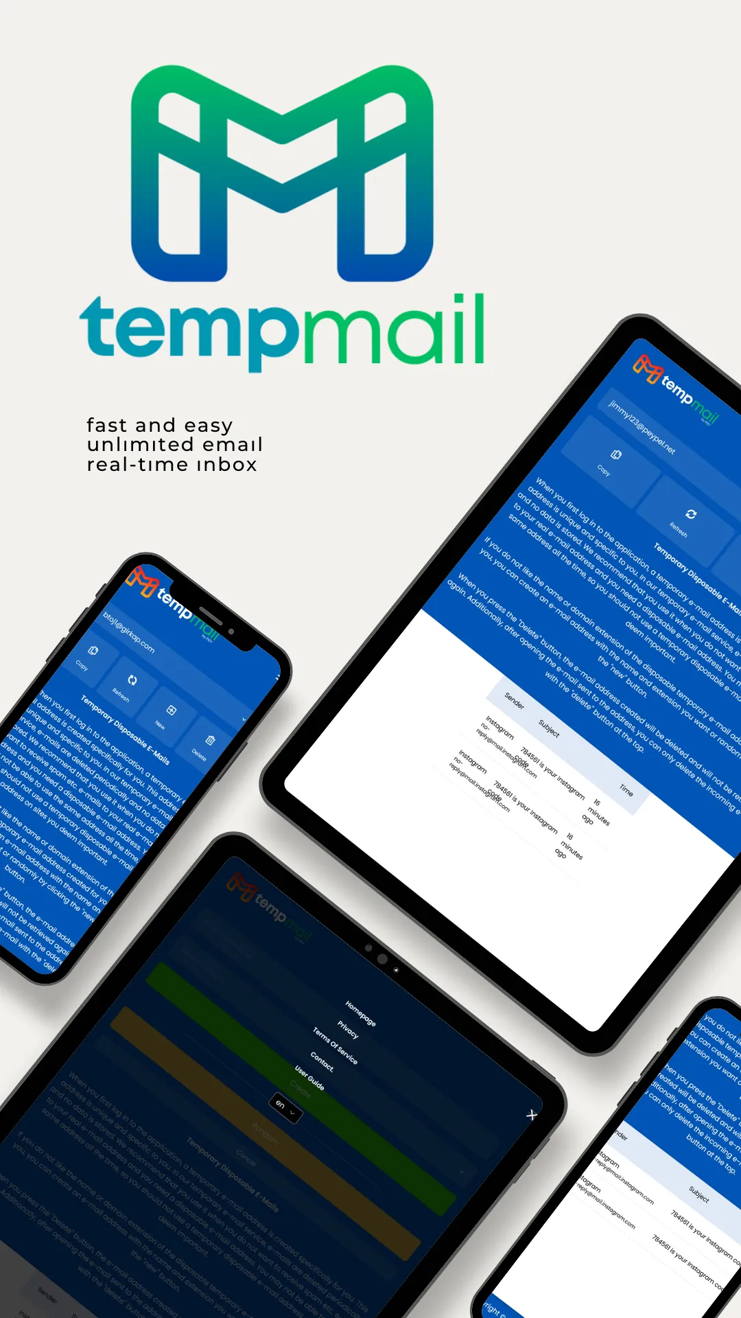 Temp Mail - Disporable Emails | Indus Appstore | Screenshot