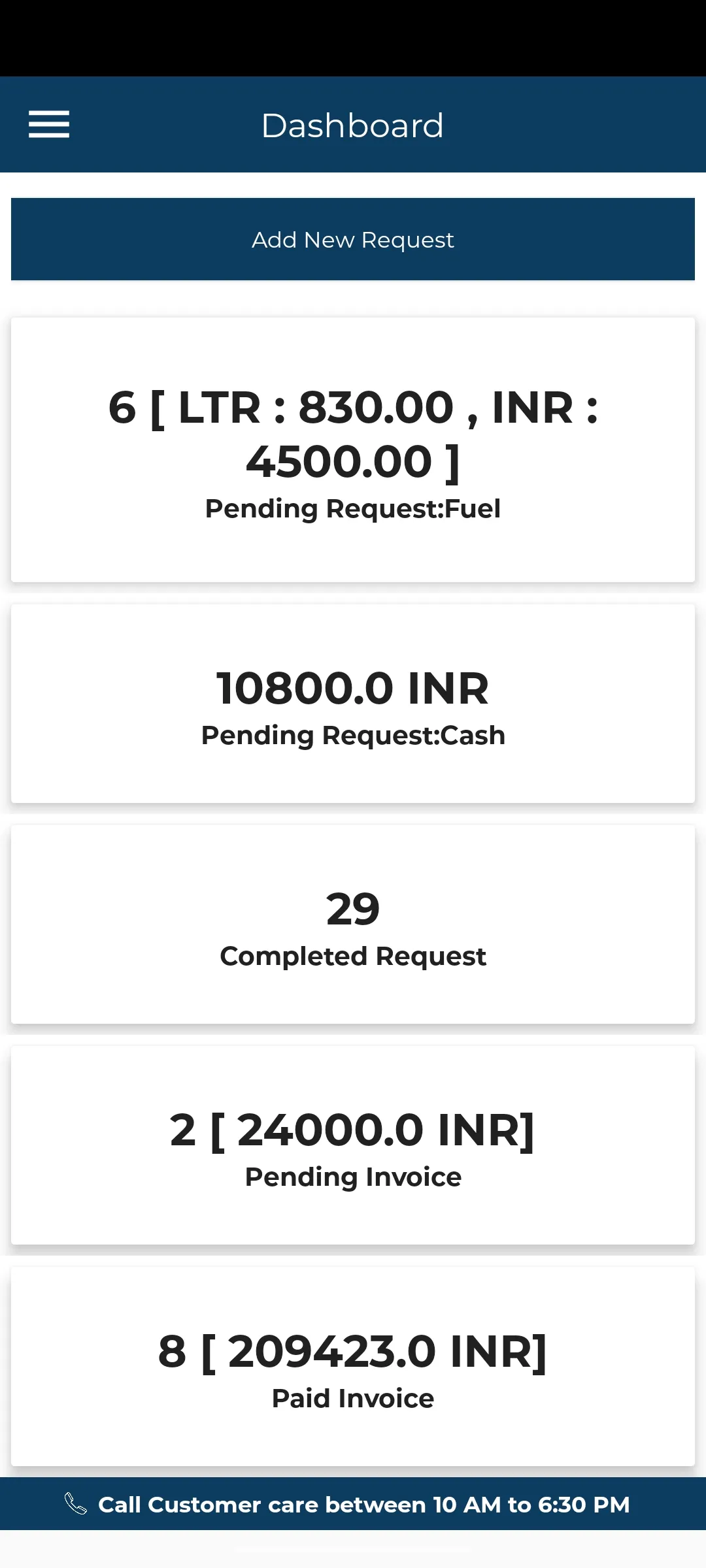 Fuel Request & Filling System | Indus Appstore | Screenshot