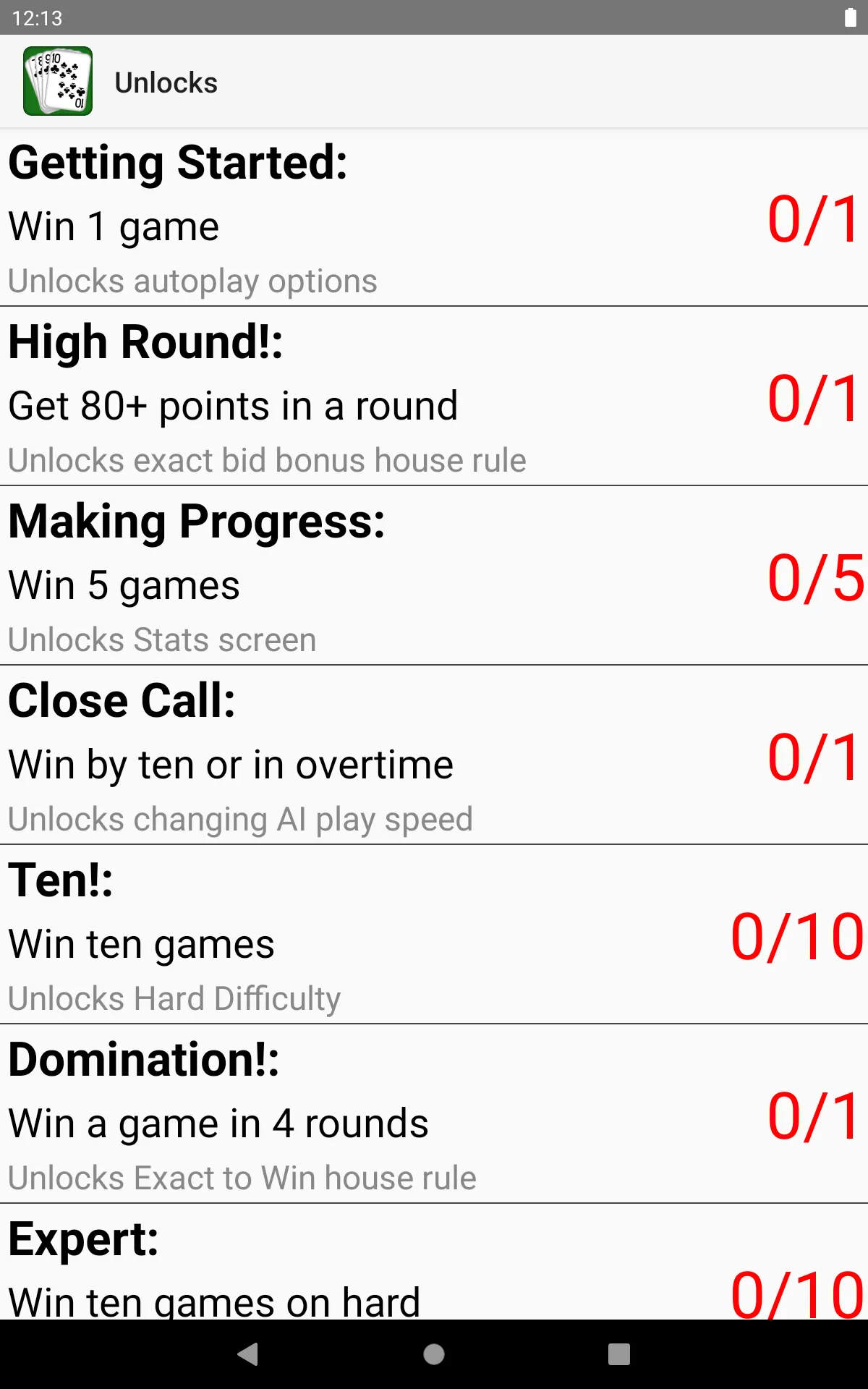 Ten (Card Game) | Indus Appstore | Screenshot