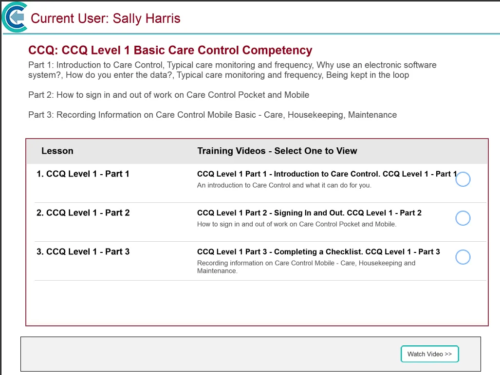 Care Control Academy | Indus Appstore | Screenshot