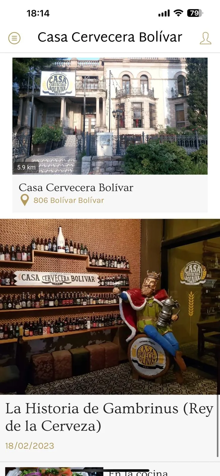 Casa cervecera Bolivar | Indus Appstore | Screenshot