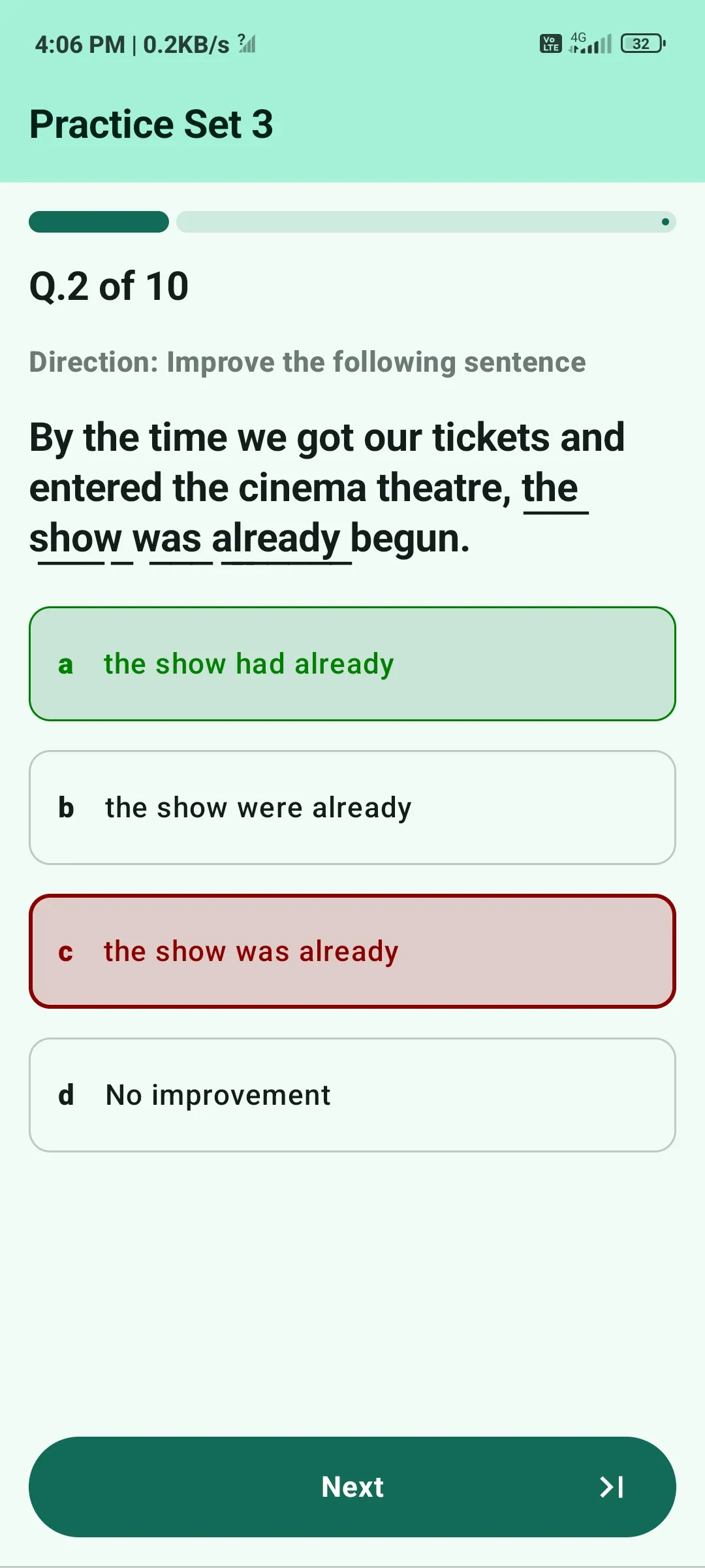 Tense in Hindi-English Grammar | Indus Appstore | Screenshot