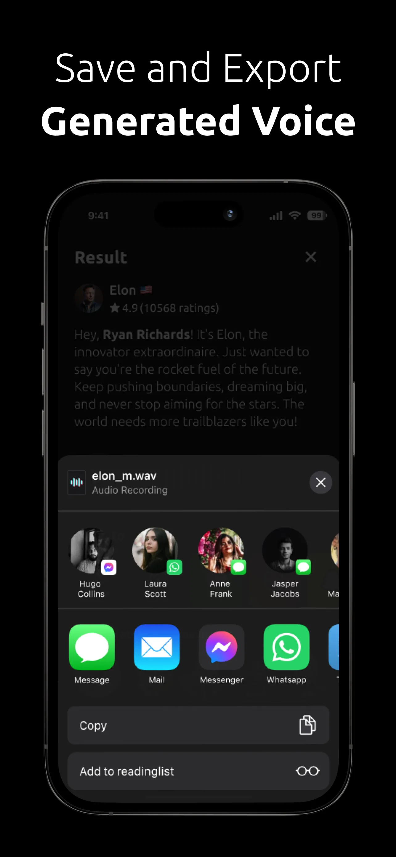 VoiceAI - AI Voice Generator | Indus Appstore | Screenshot