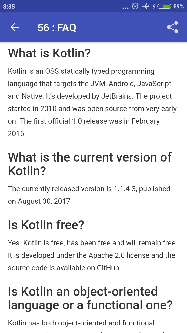 Learn Kotlin Offline | Indus Appstore | Screenshot