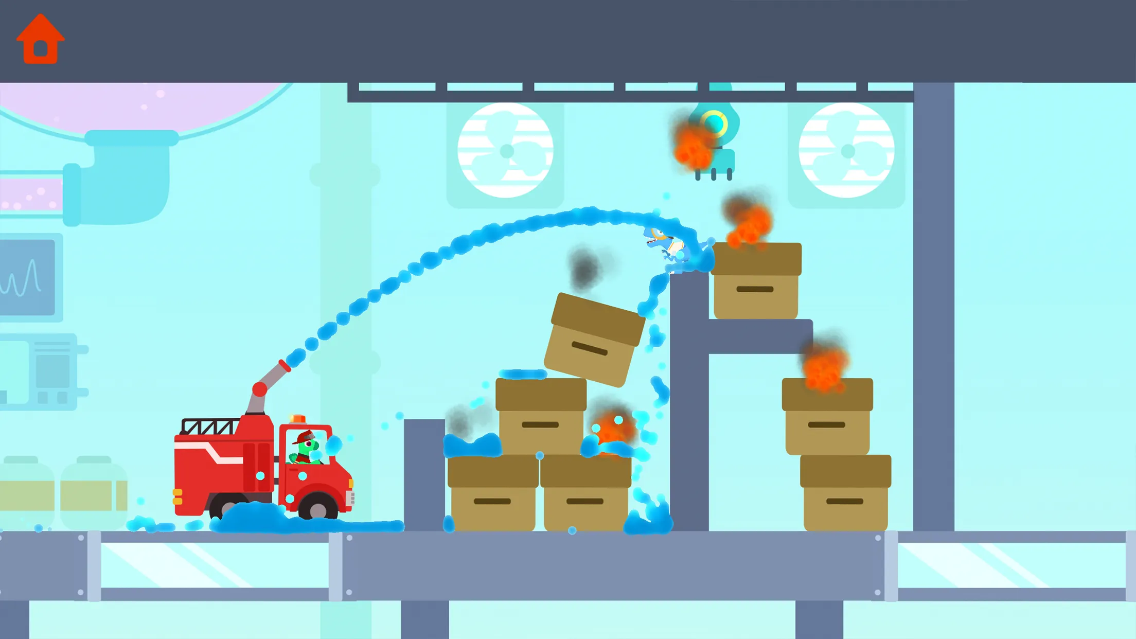 Dinosaur Fire Truck: for kids | Indus Appstore | Screenshot