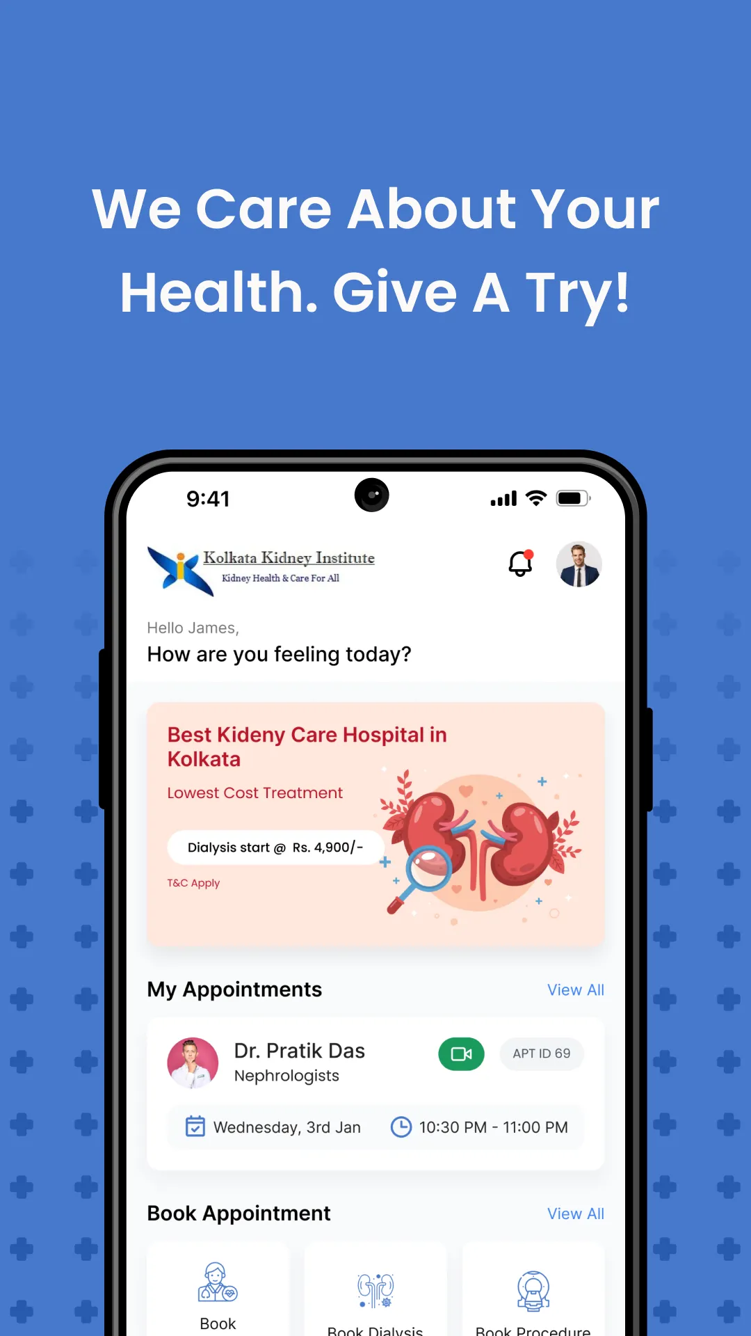Kolkata Kidney Institute | Indus Appstore | Screenshot