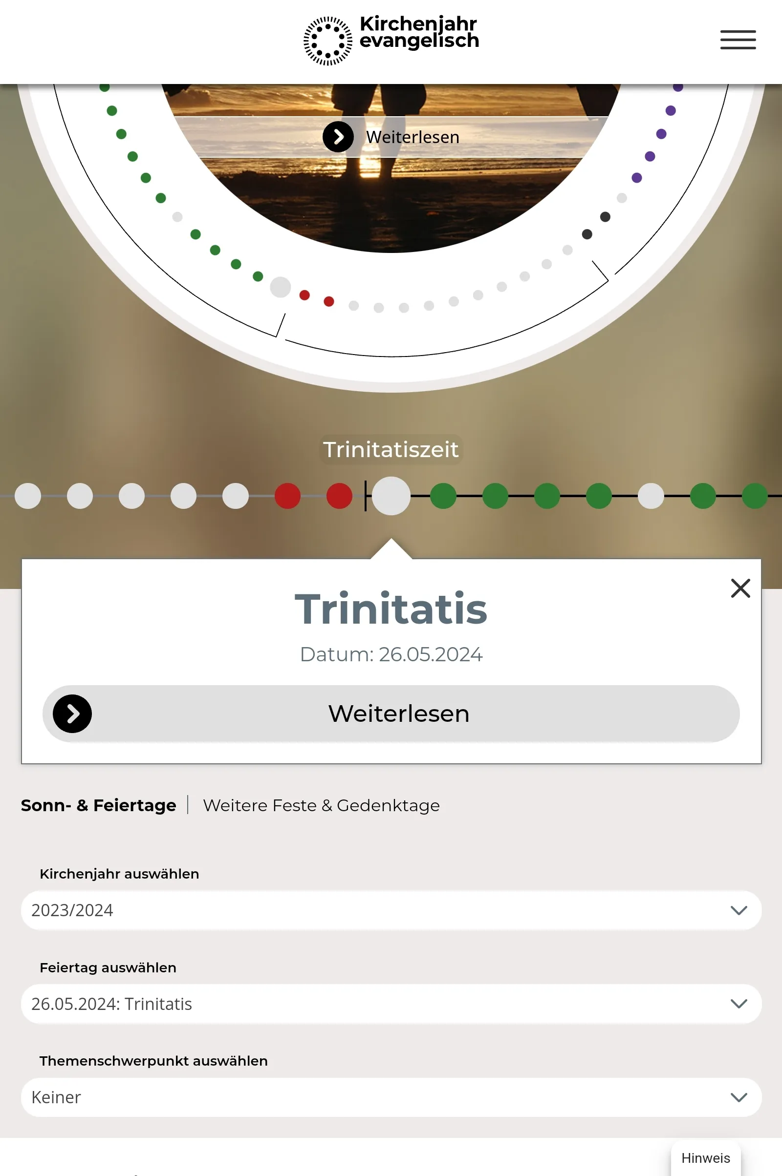 Kirchenjahr evangelisch | Indus Appstore | Screenshot