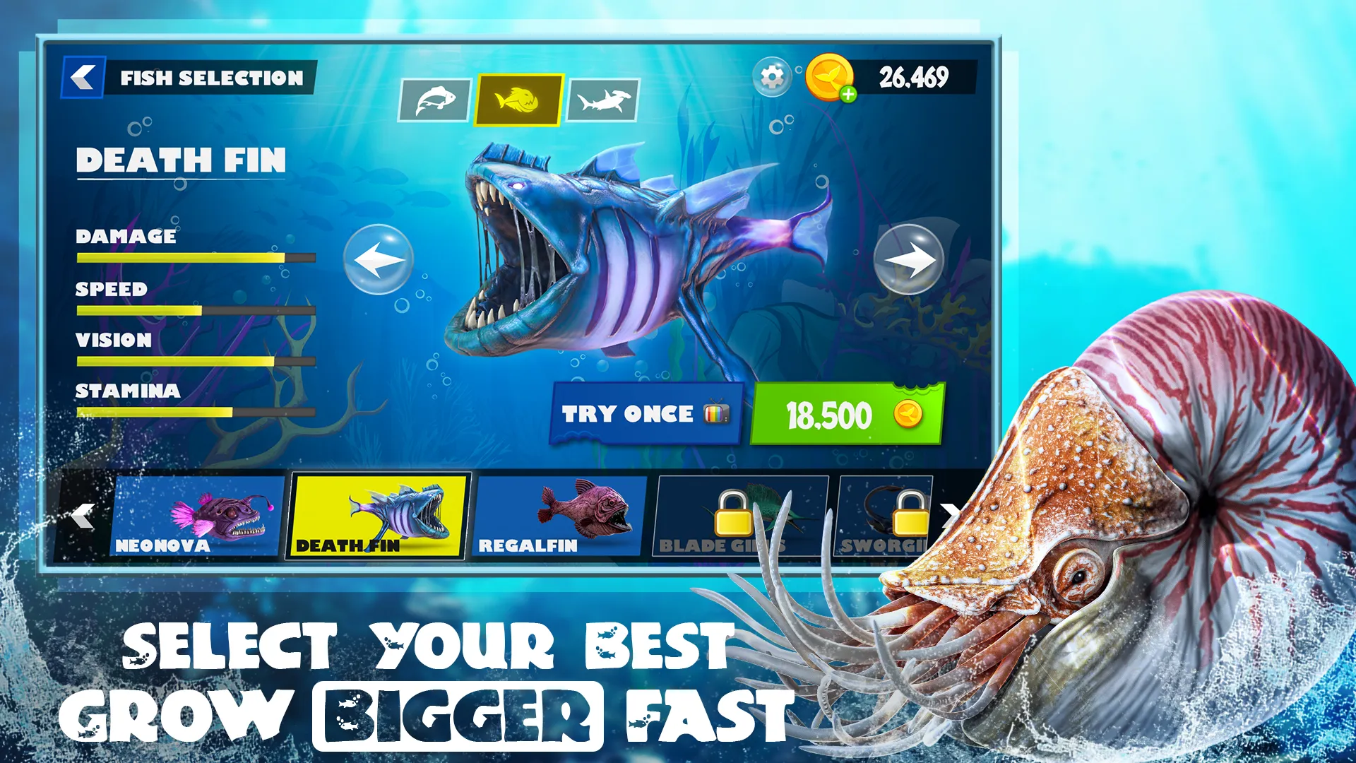 Shark Attack: Hungry Fish Game | Indus Appstore | Screenshot