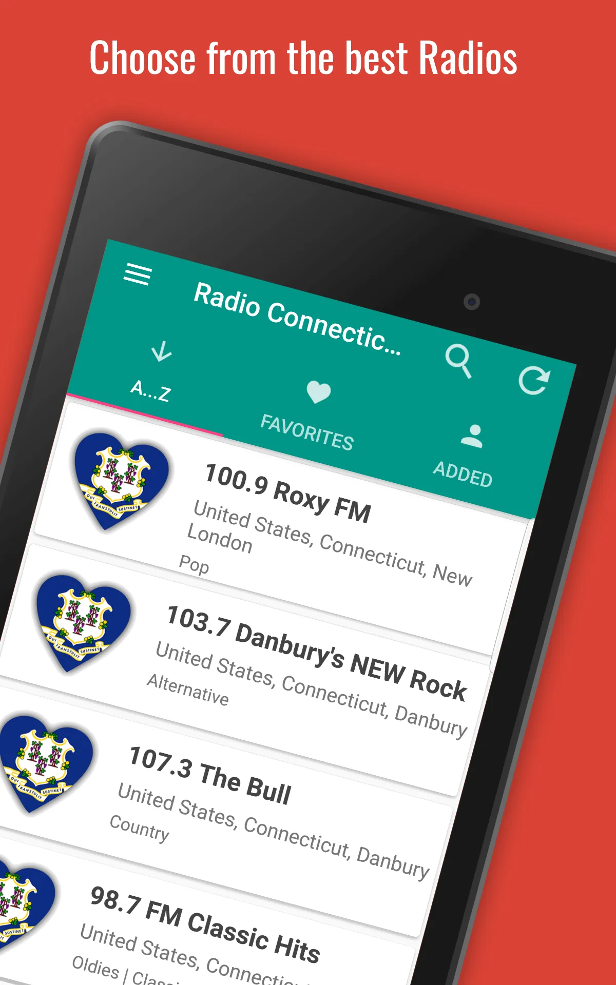 Connecticut Radio Stations | Indus Appstore | Screenshot