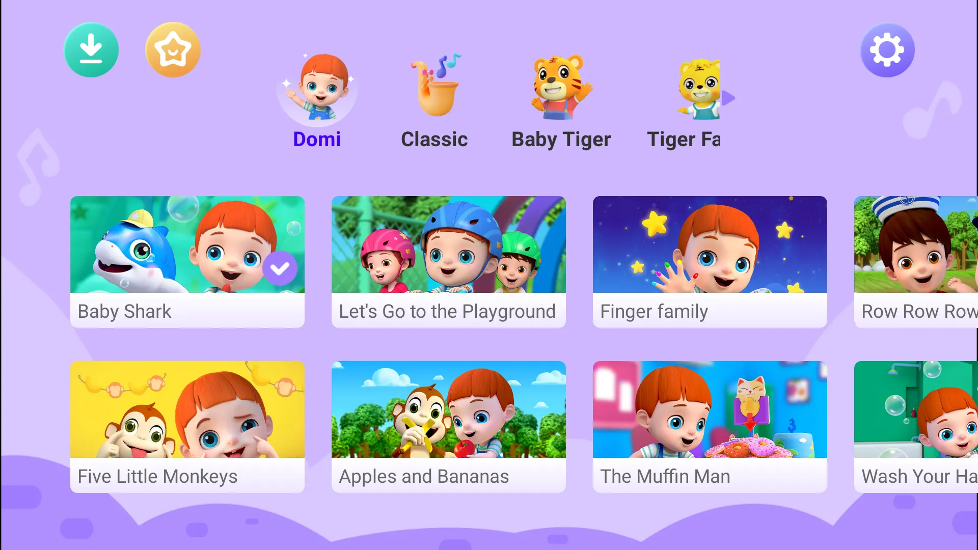 Baby Domi-Kids Music& Rhymes | Indus Appstore | Screenshot