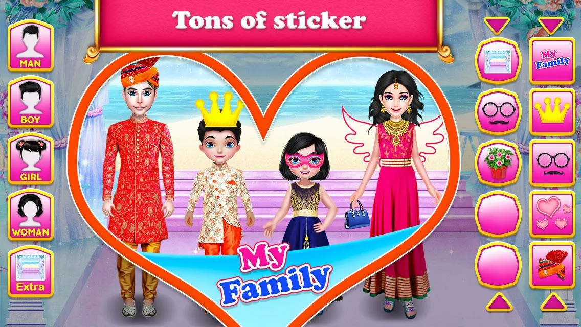 Royal Indian Wedding Dress Up | Indus Appstore | Screenshot