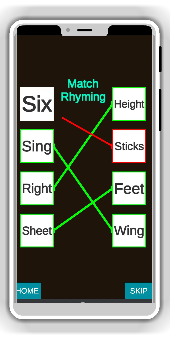 Match rhyming words | Indus Appstore | Screenshot