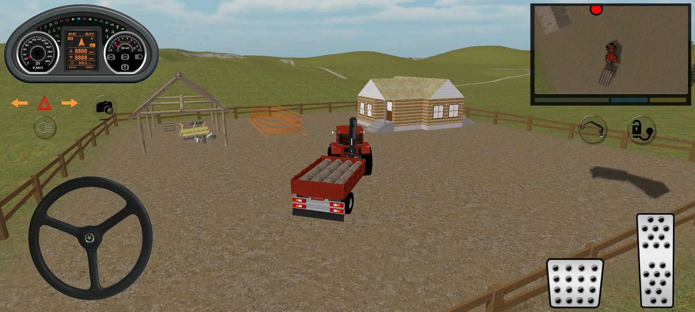 Tractor Forest Works Simulator | Indus Appstore | Screenshot