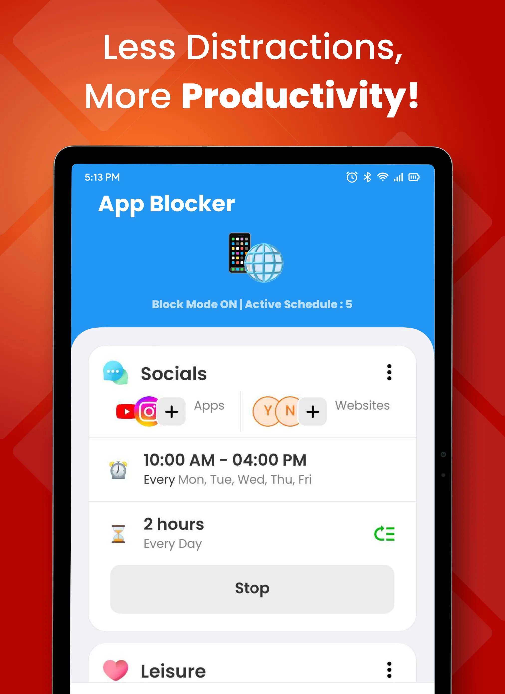 App Blocker Restrict App Usage | Indus Appstore | Screenshot