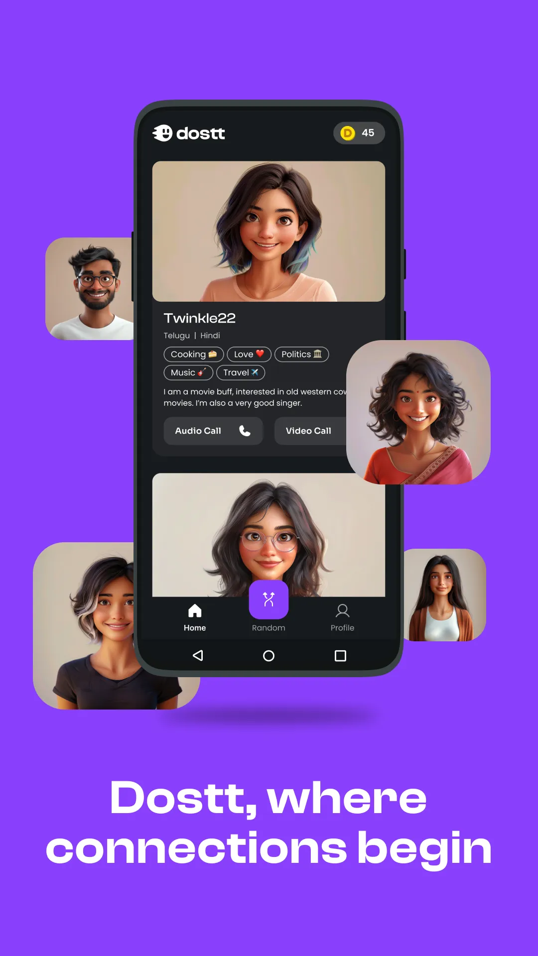 Dostt App - Make new friends | Indus Appstore | Screenshot