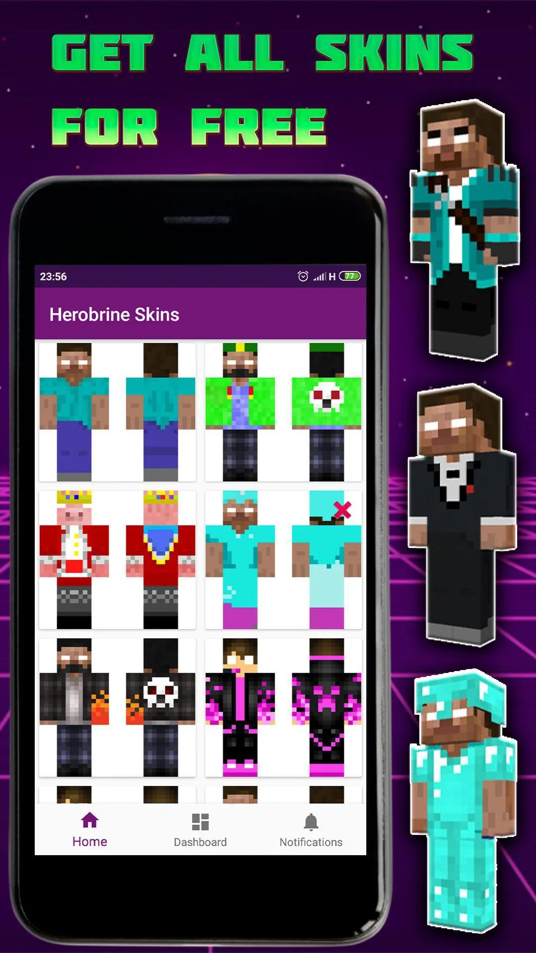 Herobrine Skins for Minecraft | Indus Appstore | Screenshot