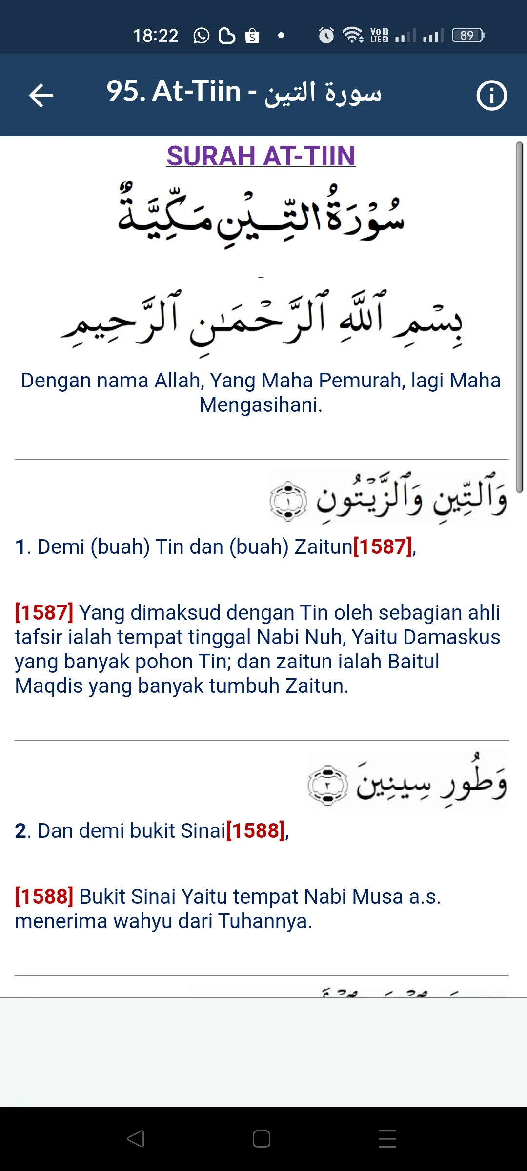 AL-QUR'AN & Terjemahan Penuh | Indus Appstore | Screenshot