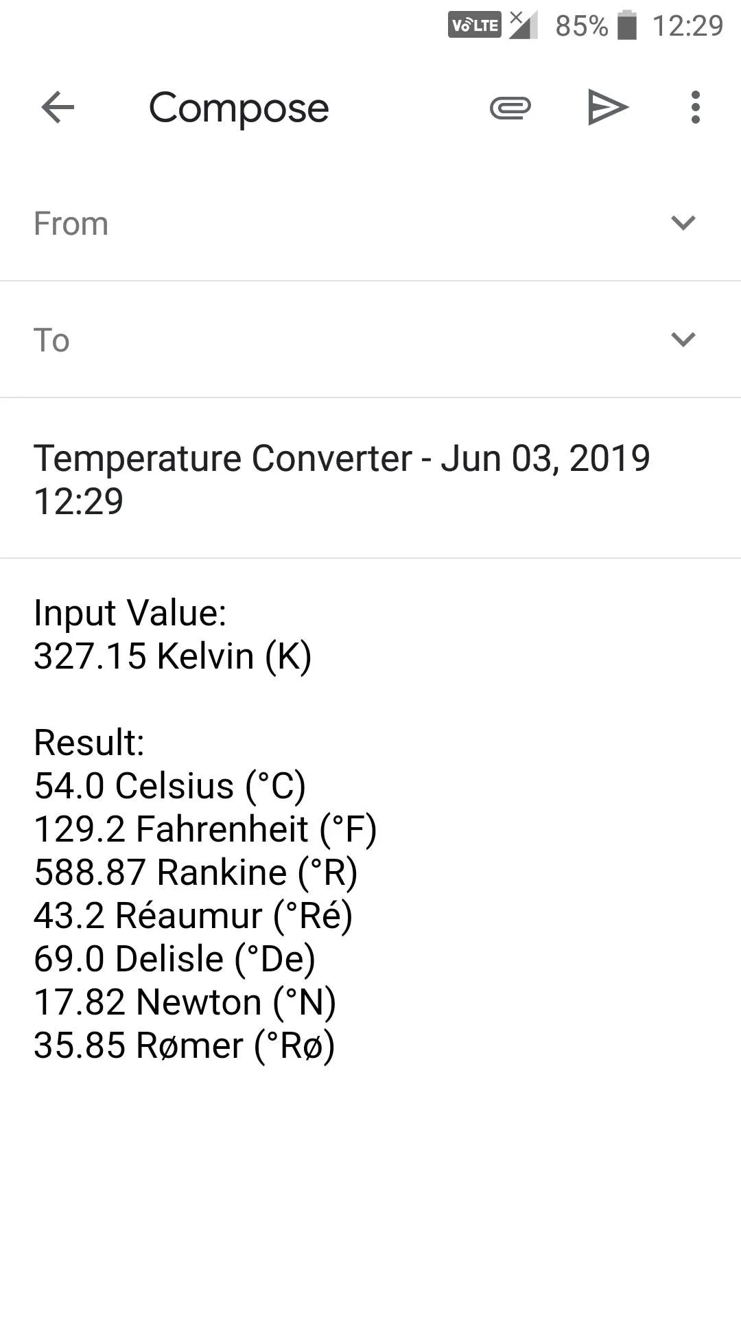 Temperature Converter(8 units) | Indus Appstore | Screenshot