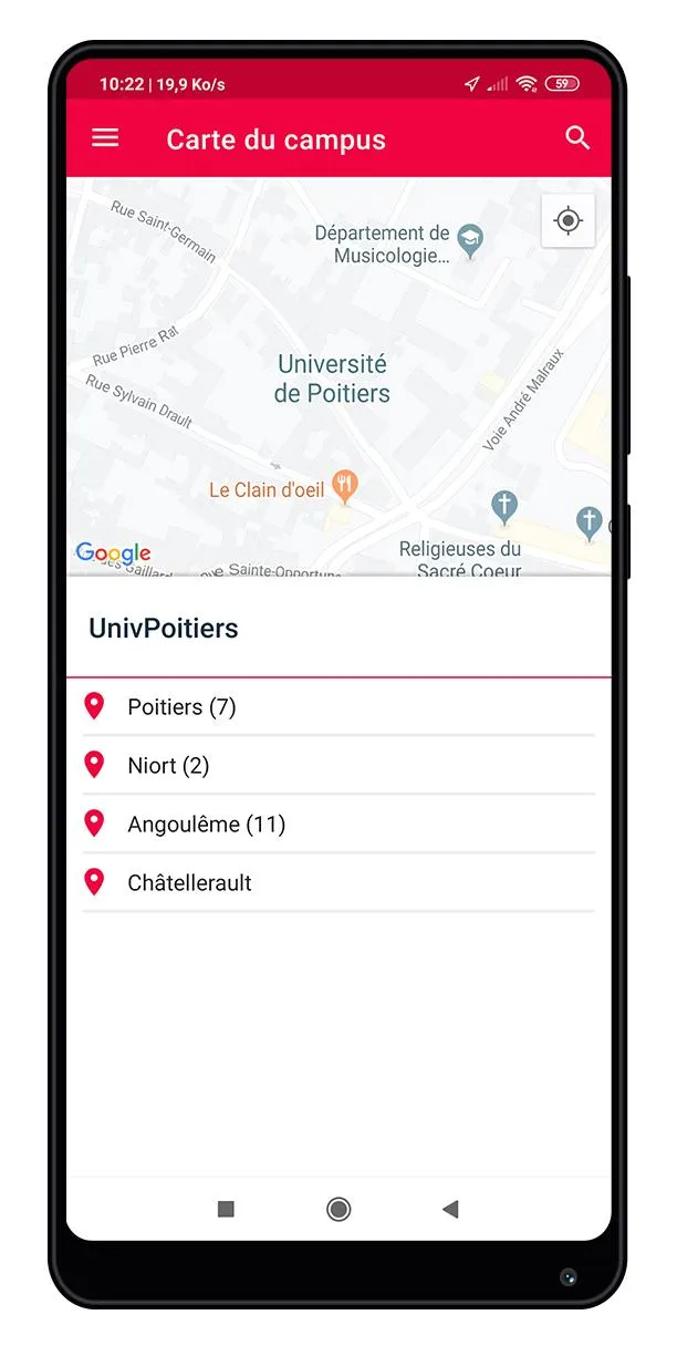 UnivPoitiers | Indus Appstore | Screenshot