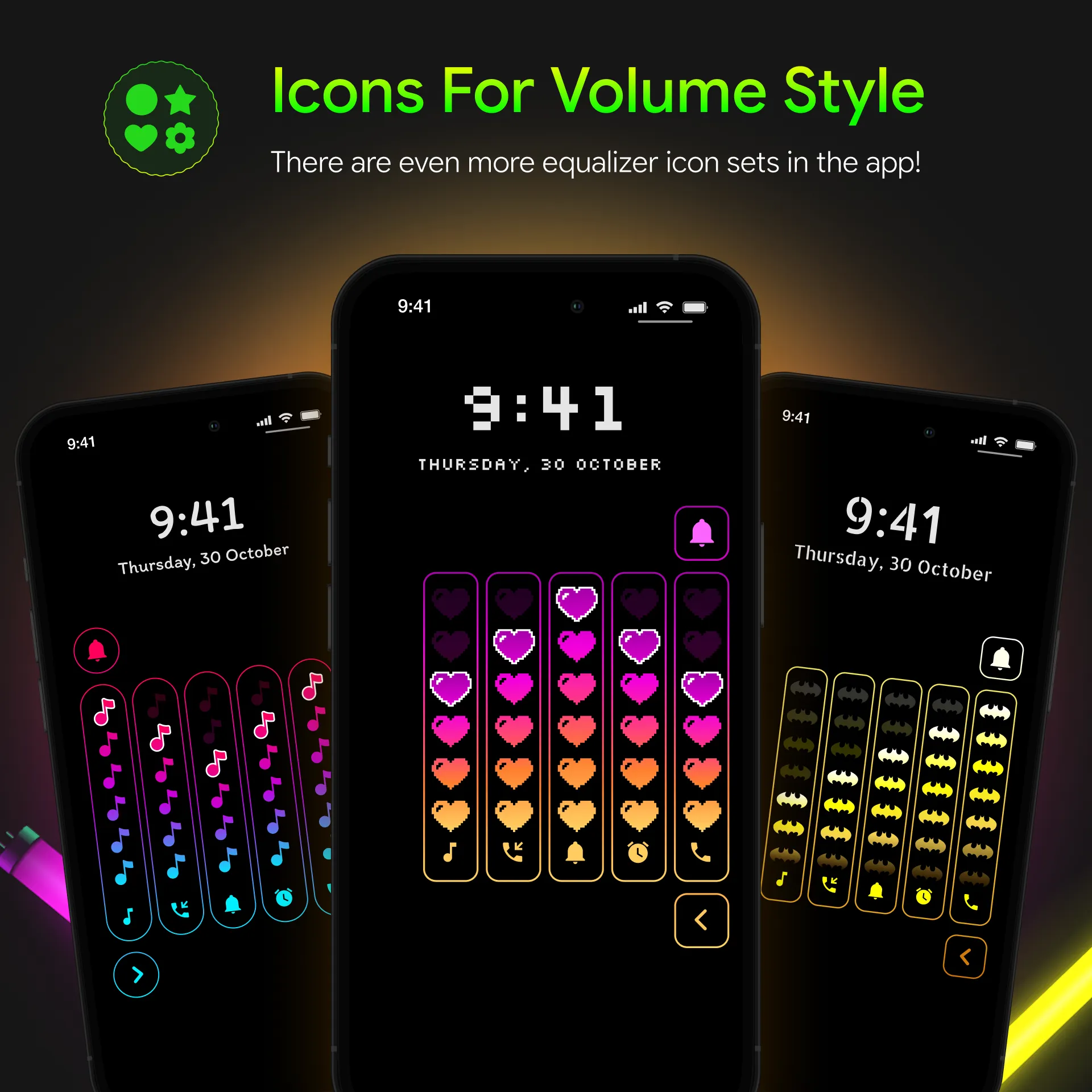 Neon LED Volume - Volume Style | Indus Appstore | Screenshot