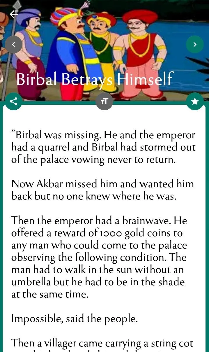 Akbar Birbal Stories : English | Indus Appstore | Screenshot