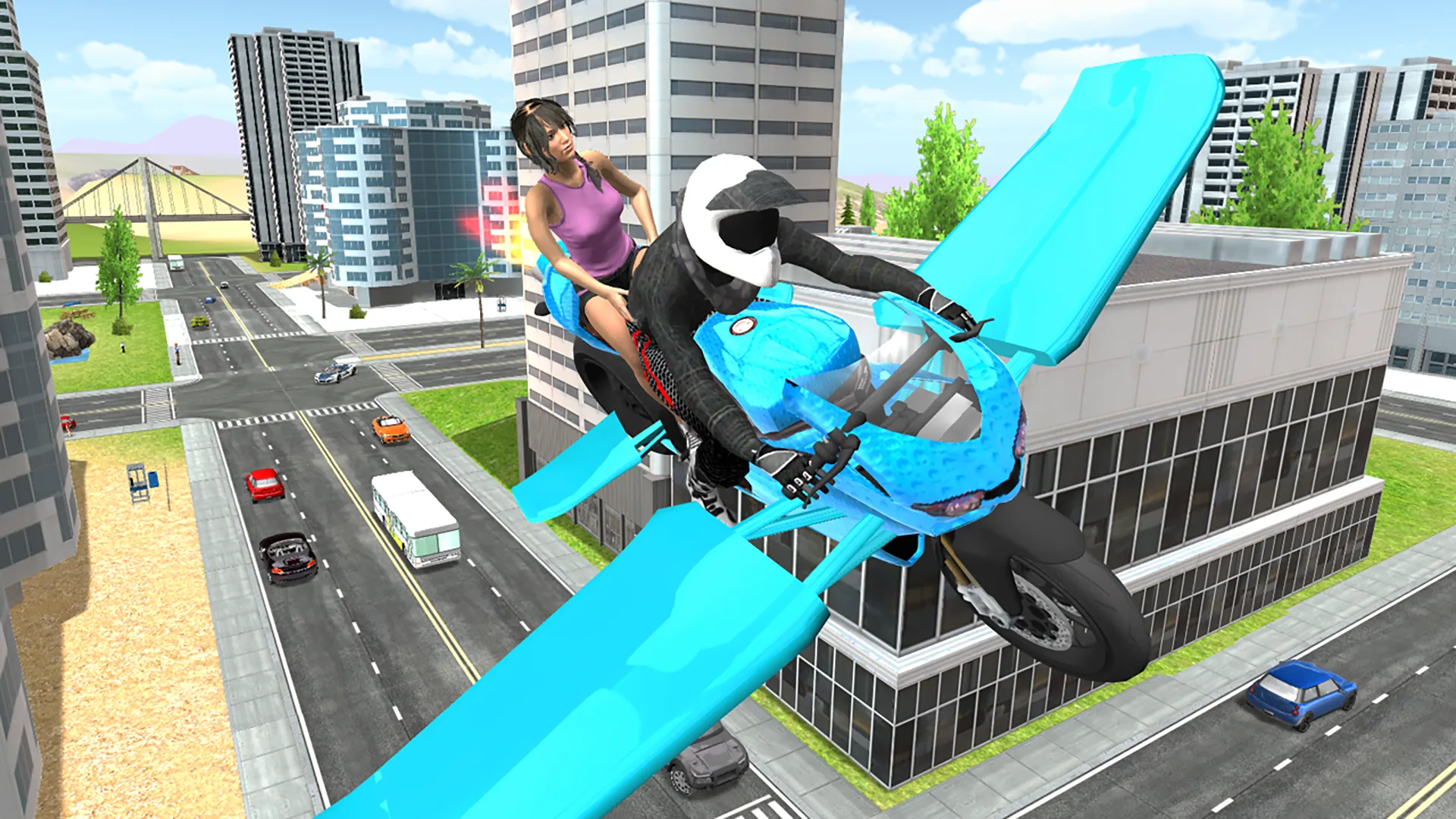 Flying Motorbike Simulator | Indus Appstore | Screenshot