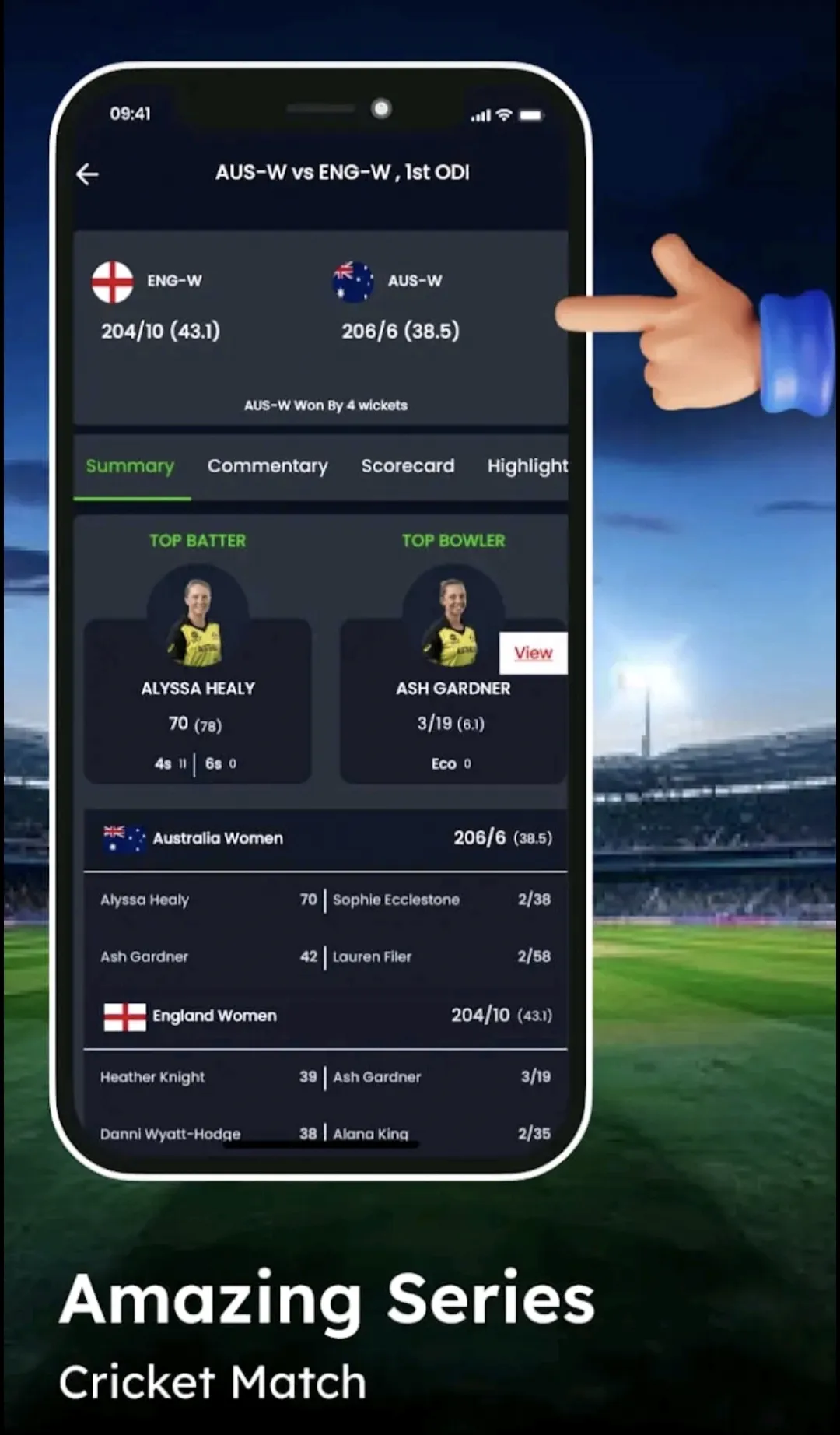 Live Cricket Score & Live Tv | Indus Appstore | Screenshot