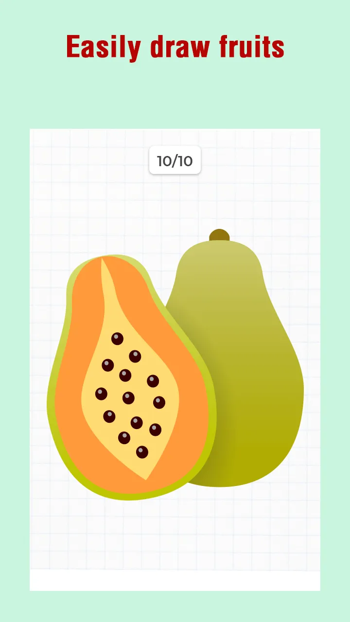 Fruits Draw Step by Step | Indus Appstore | Screenshot