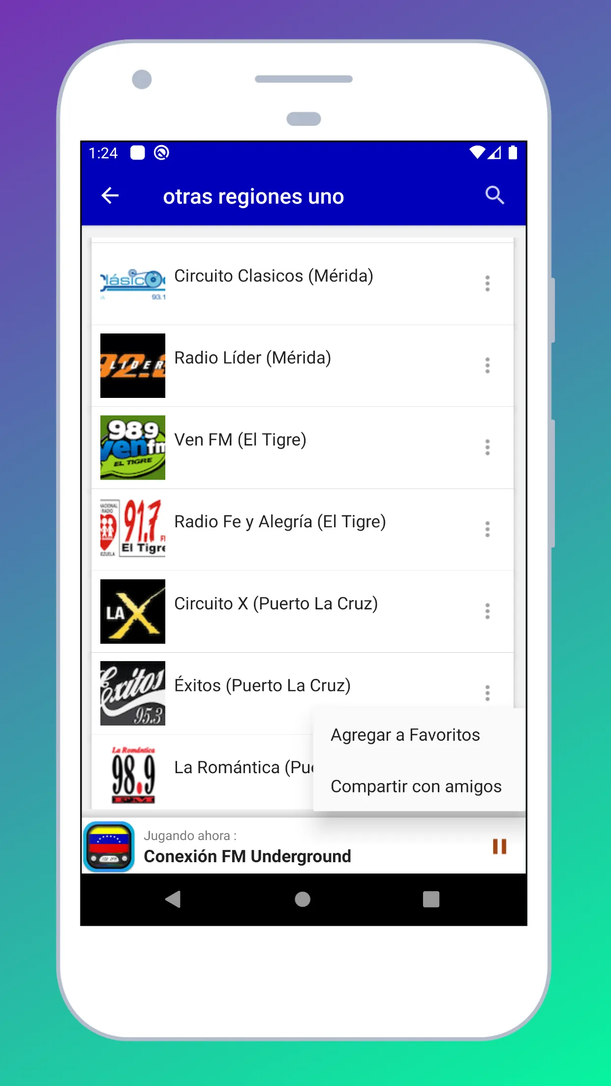 Radio Venezuela + Radio Online | Indus Appstore | Screenshot