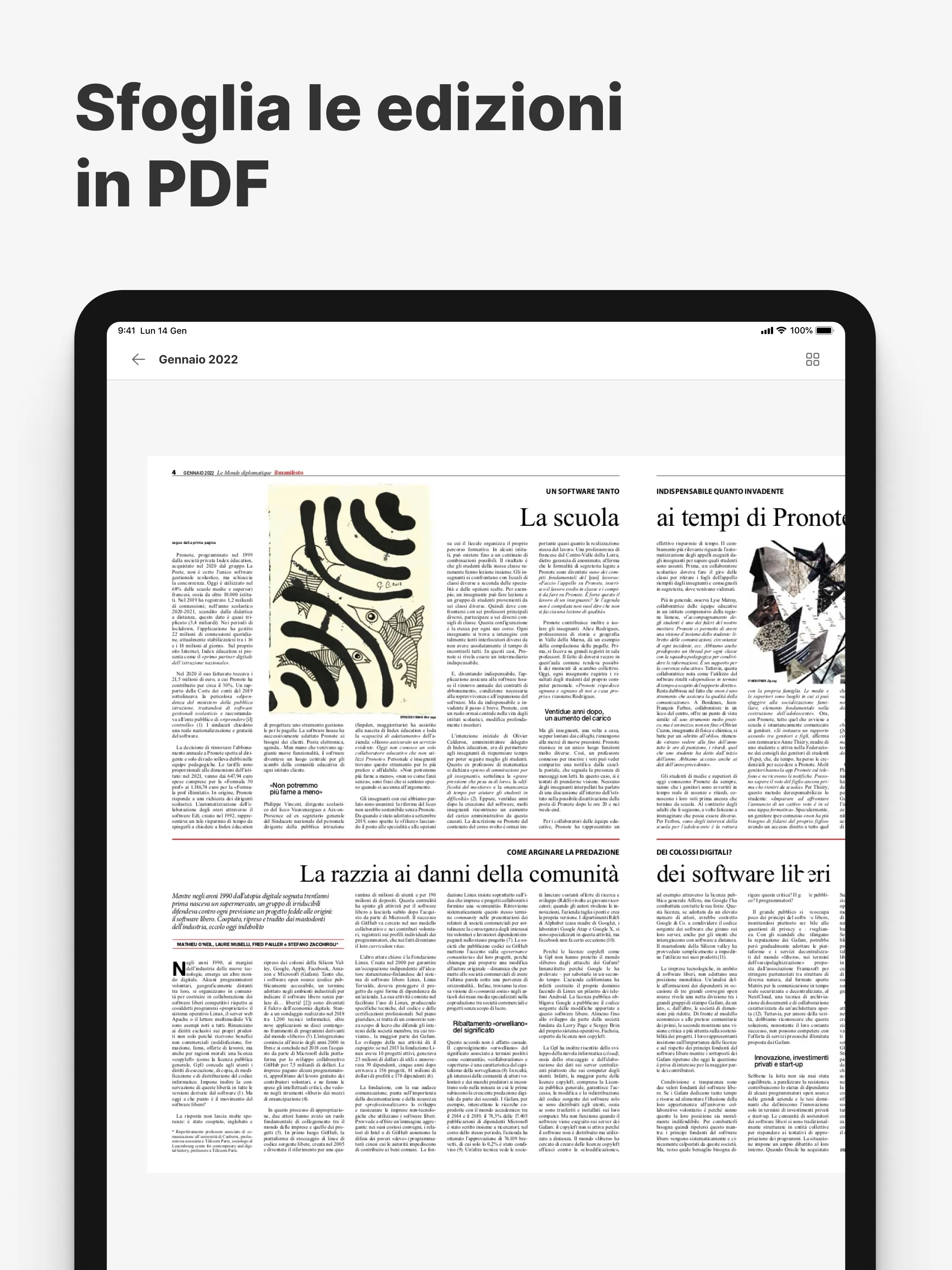 Le Monde diplomatique Italia | Indus Appstore | Screenshot