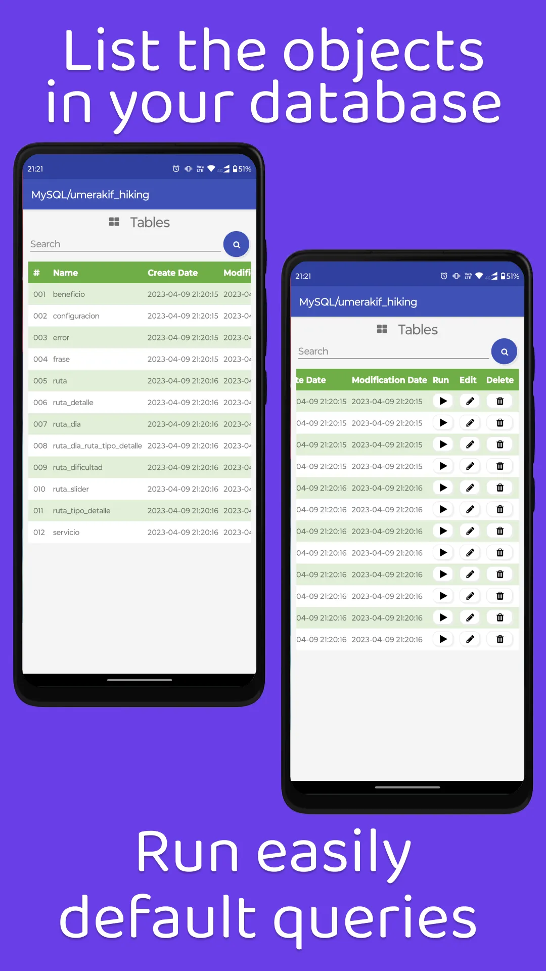 SQLApp SQL Client MsSQL, MySQL | Indus Appstore | Screenshot