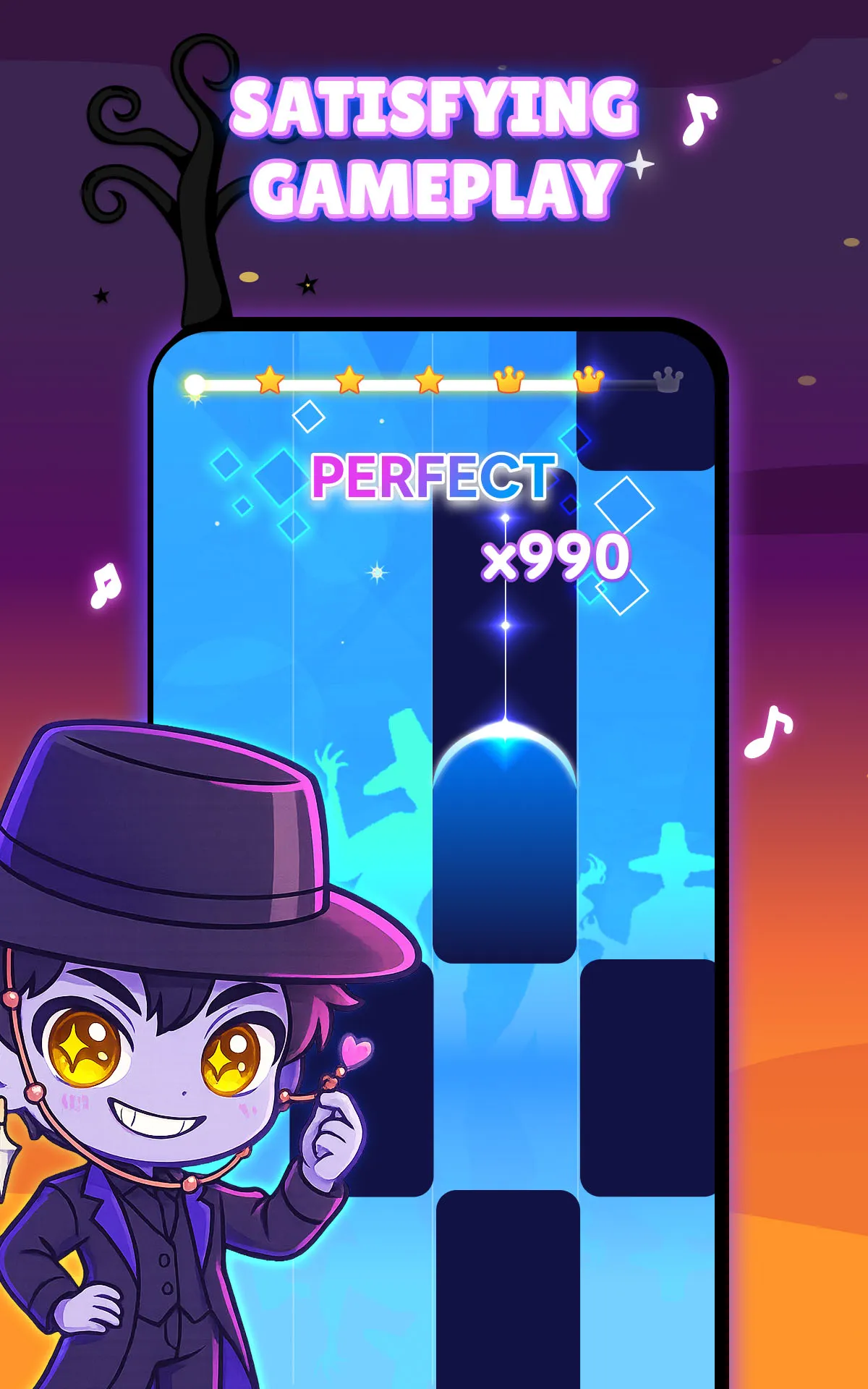 Piano Secret Tiles: Music Game | Indus Appstore | Screenshot