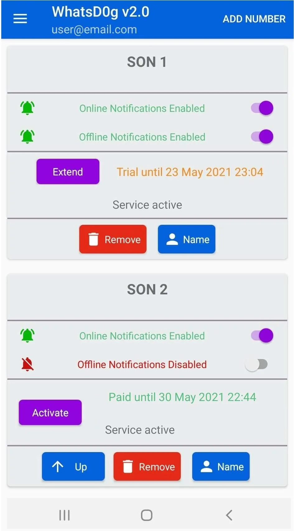 W-Track LastSeen | Indus Appstore | Screenshot