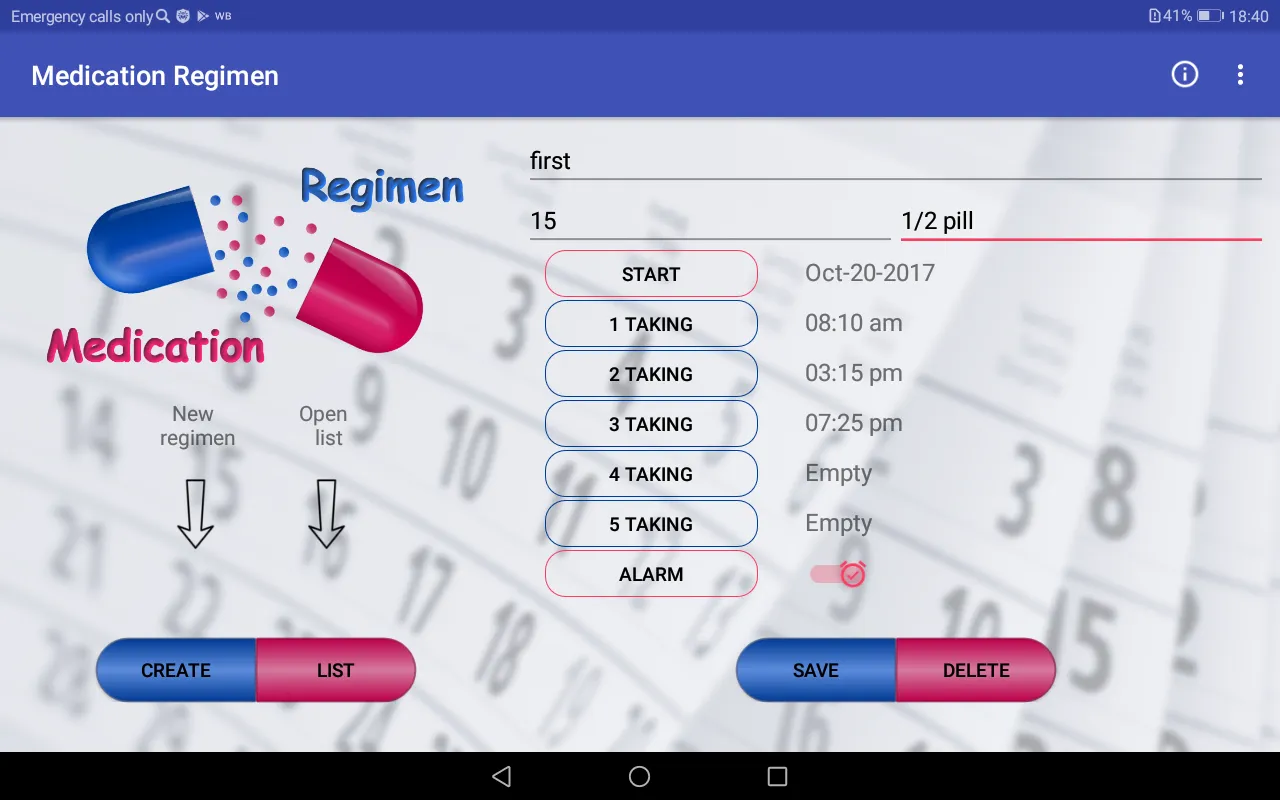 Medication regimen | Indus Appstore | Screenshot