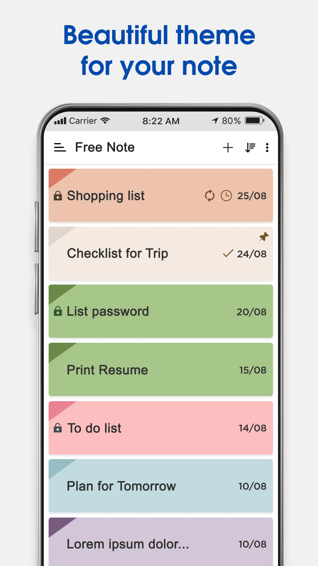 Notes - Color Notepad | Indus Appstore | Screenshot