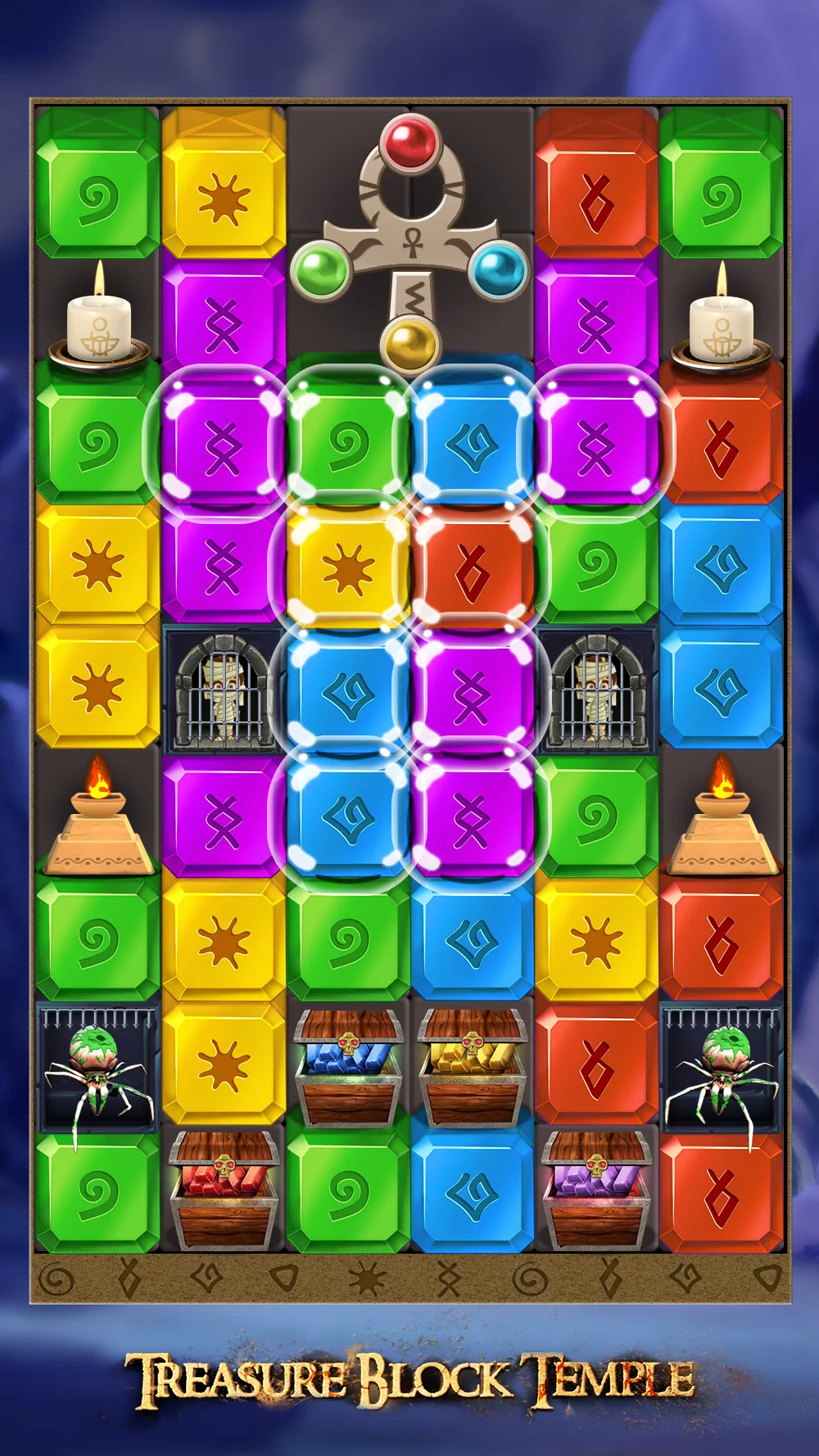 Jewel Block Ancient Temple | Indus Appstore | Screenshot